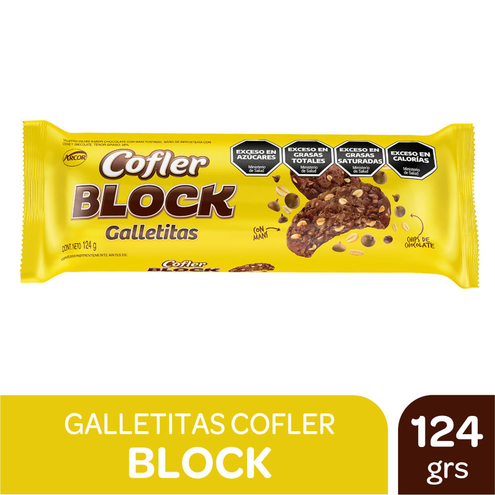 Galletita Cofler Block 124g