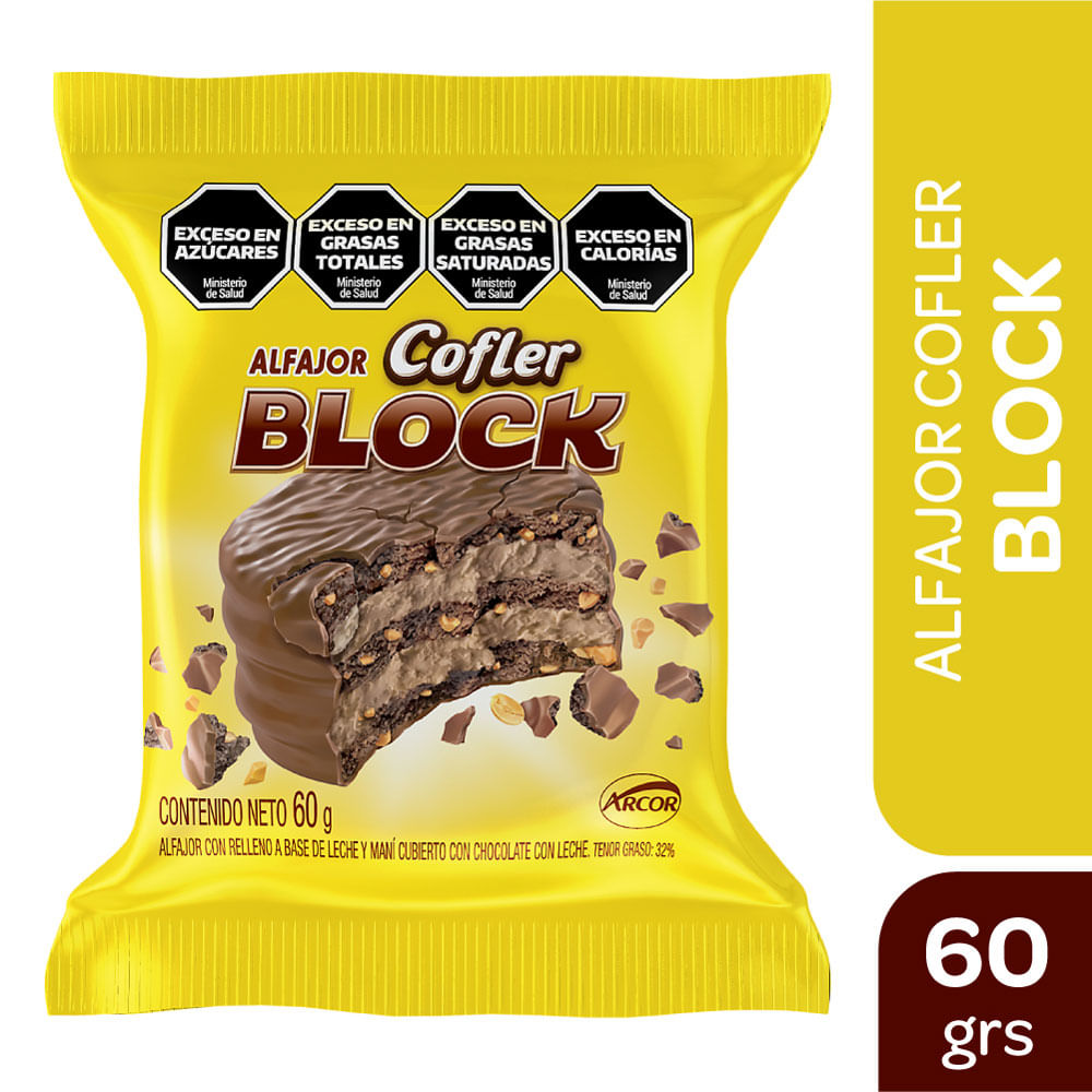 Alfajor Cofler Block Triple 60 G