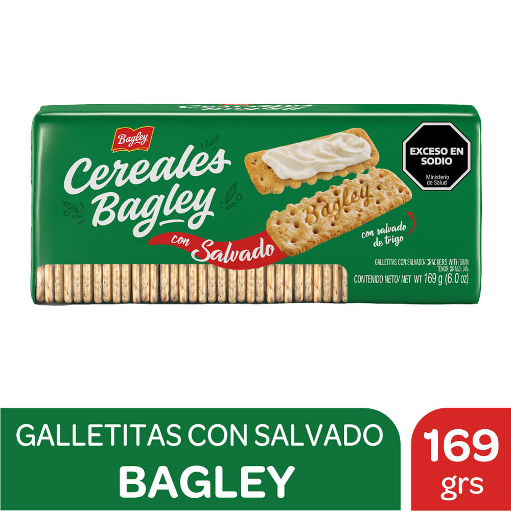 Galletitas Con Salvado Cereales Bagley 169g