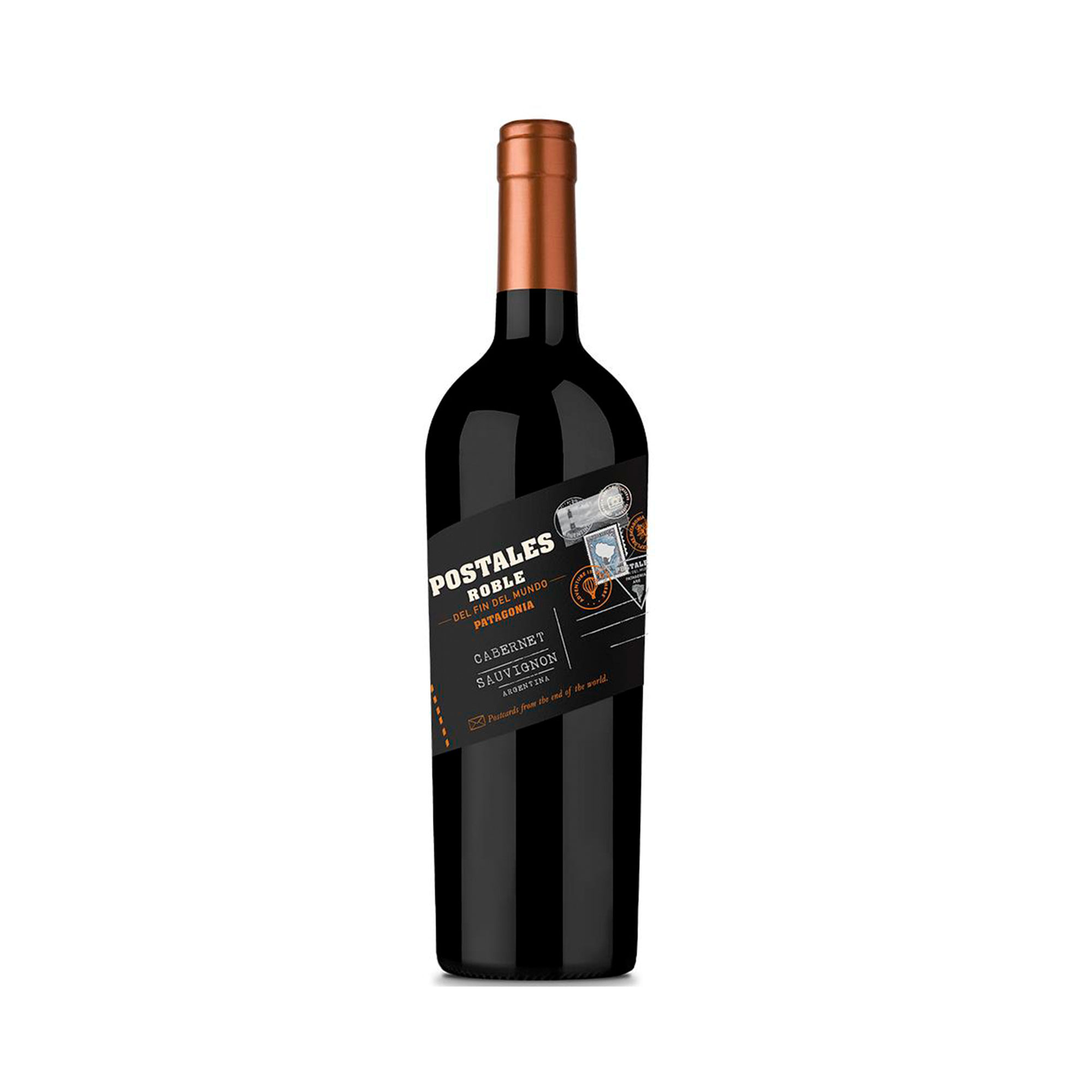Vino tinto Cabernet Roble Postales 750 ml