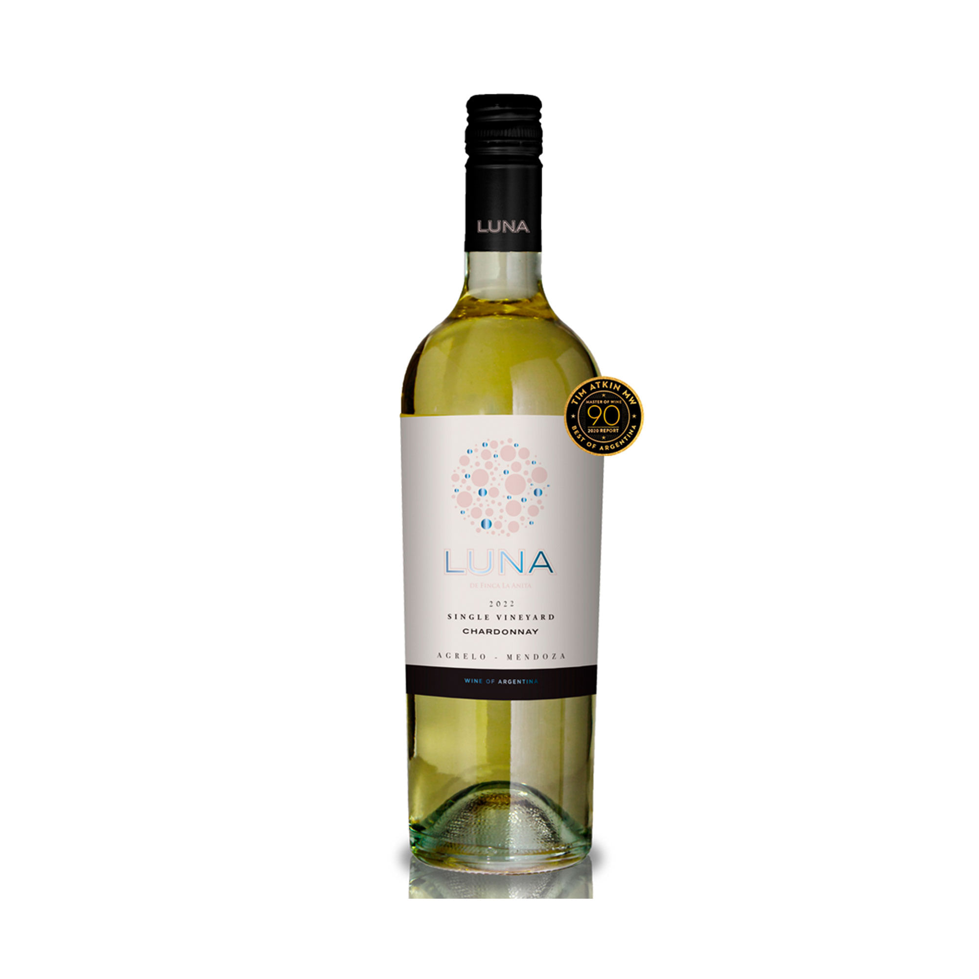 Vino blanco Chardonnay Luna 750 ml