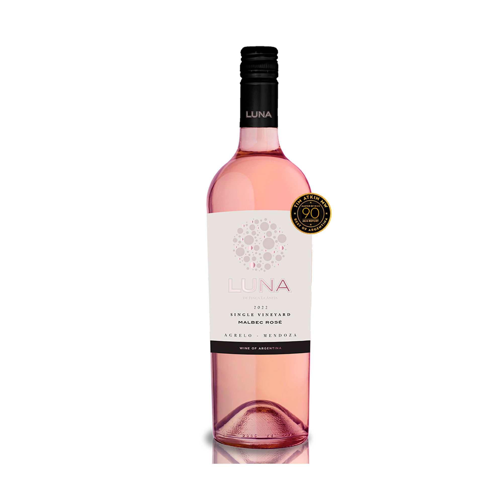 Vino rosado Malbec Rosé Luna 750 ml