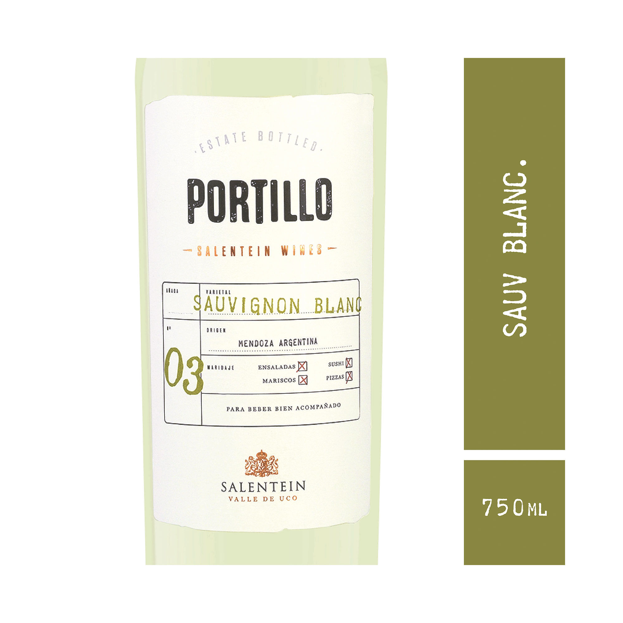 Vino blanco Sauvignon Blanc Portillo 750 ml