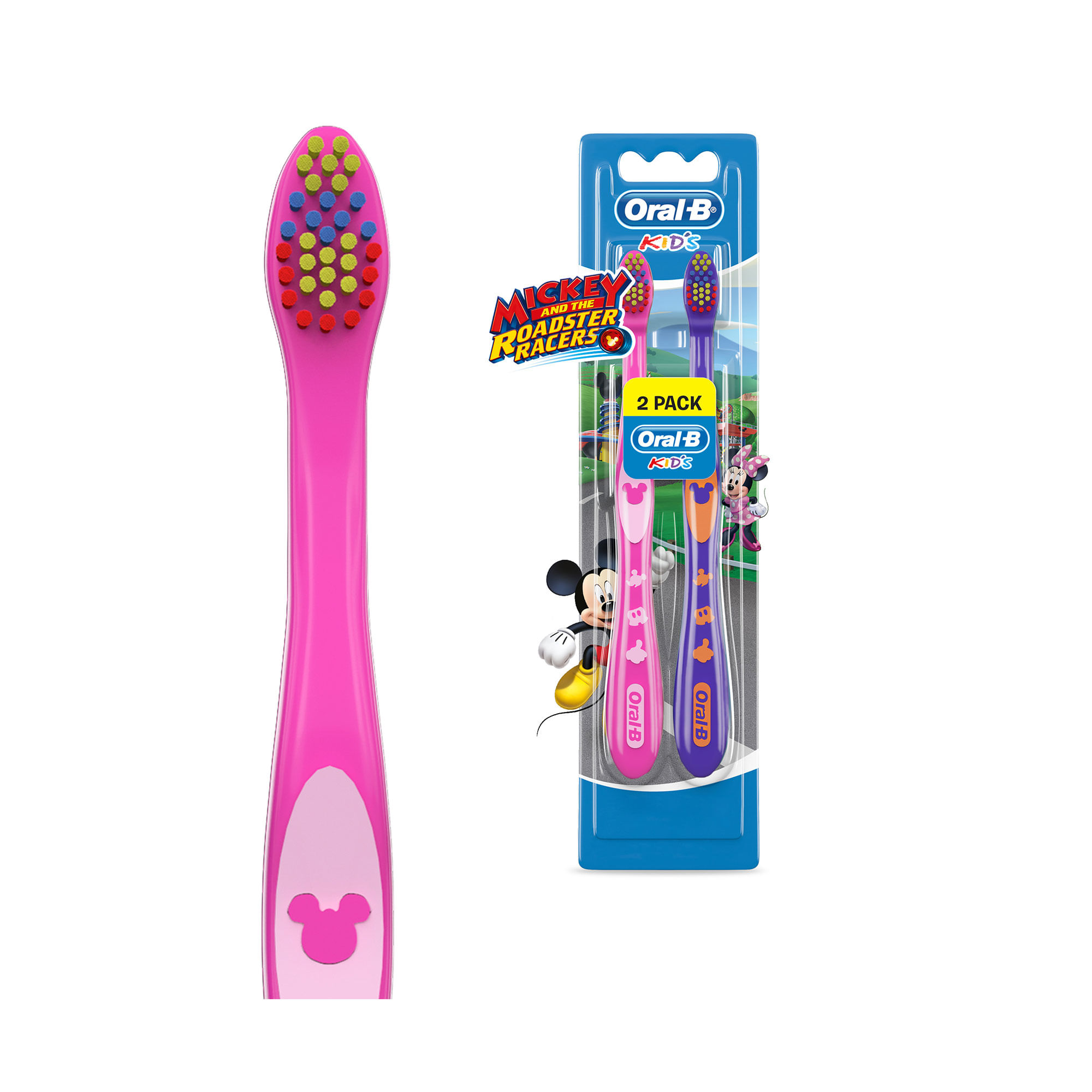 Cepillo dental Oral-B kids Mickey x 2 uni
