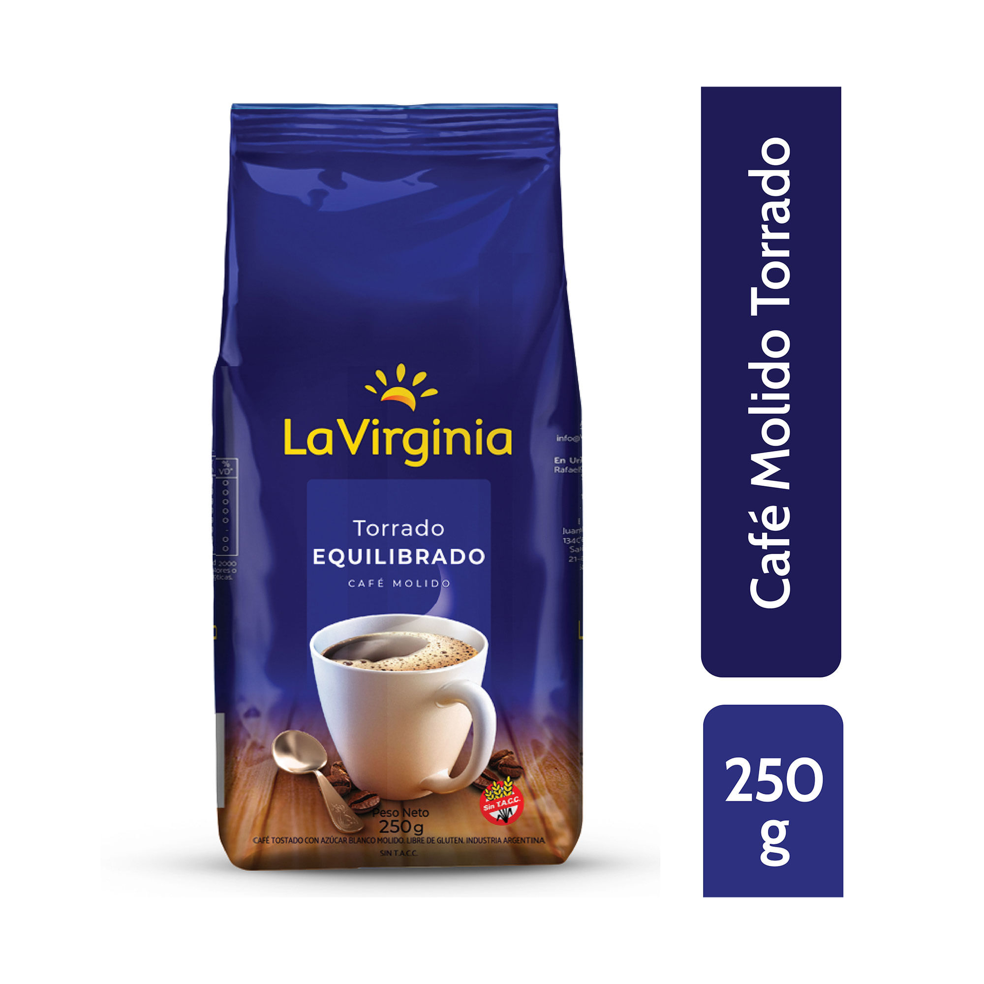 Café Molido La Virginia Torrado Equilibrado 250 G