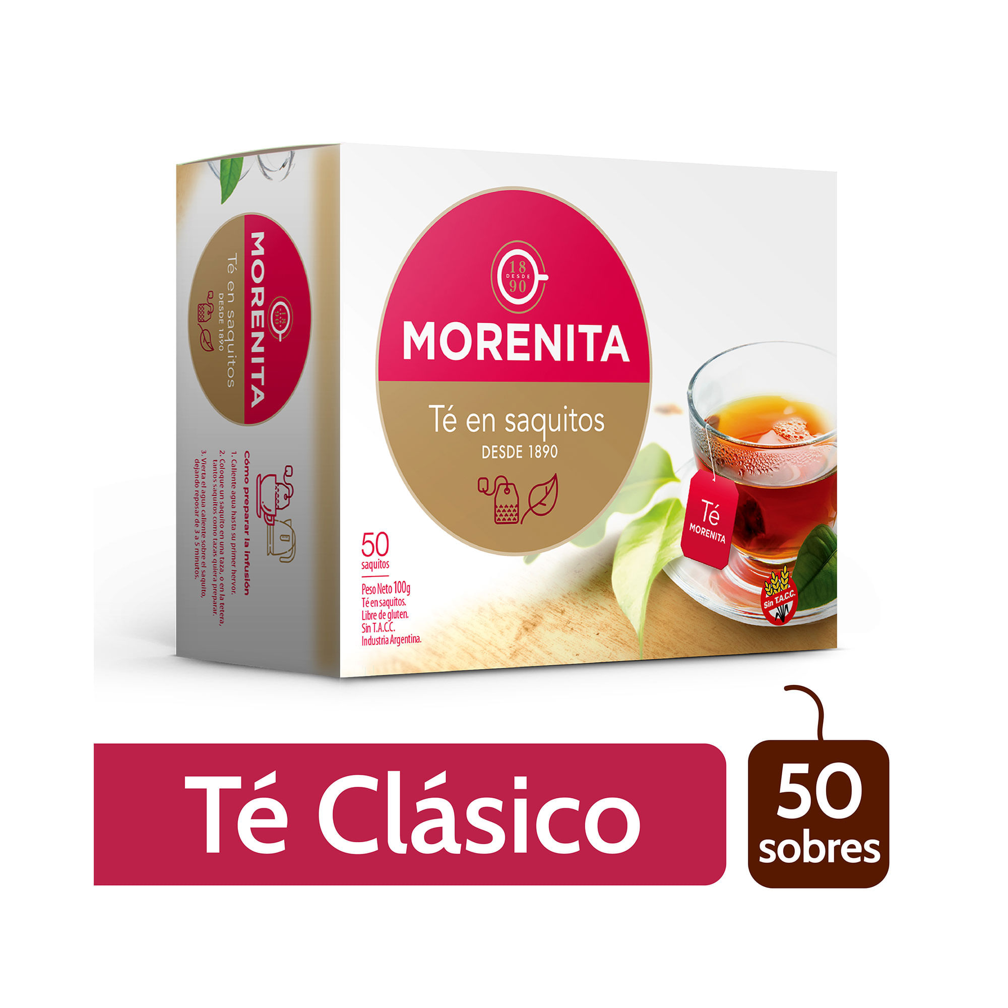 Té Morenita negro x 50 uni