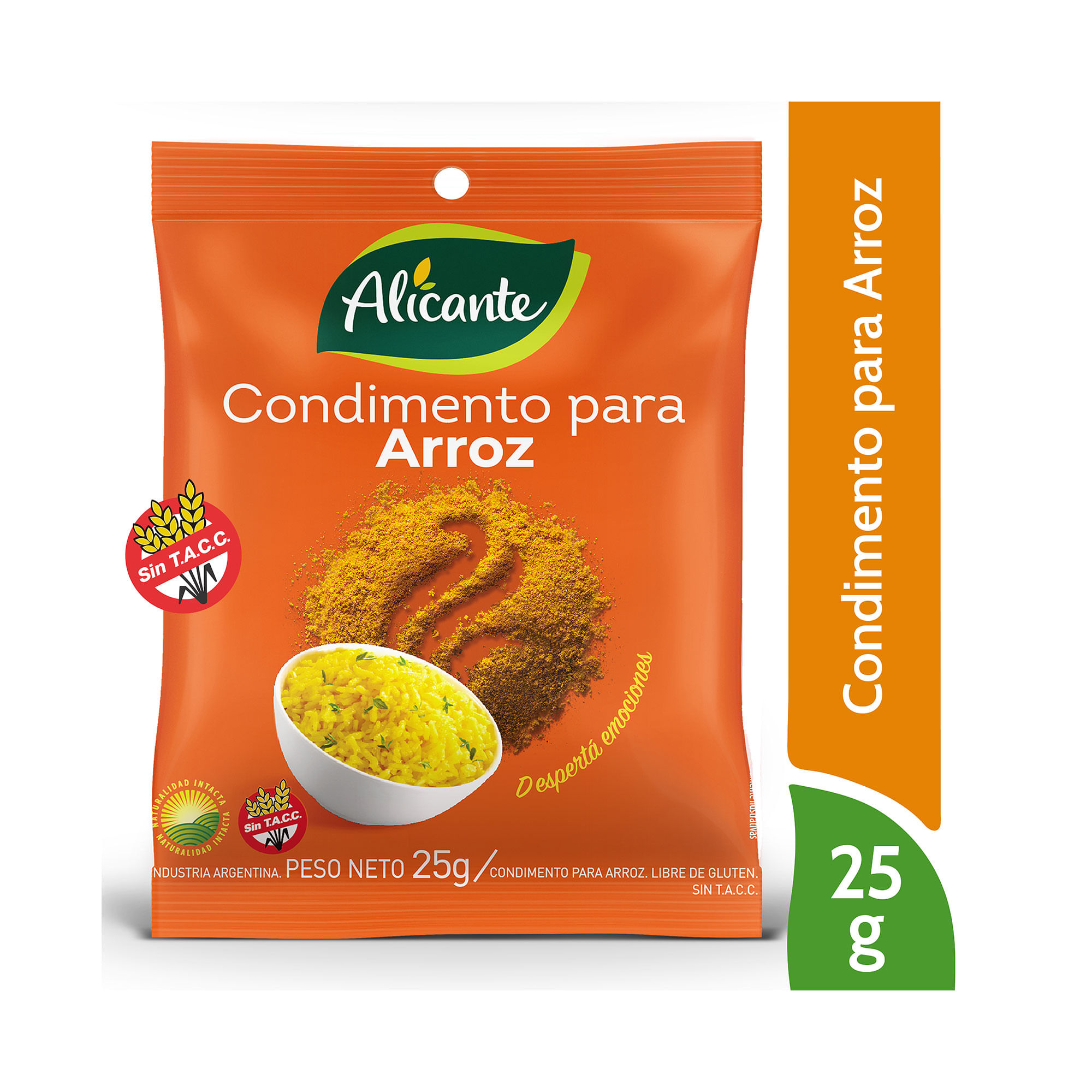 Condimento Alicante arroz sobre 25 g.