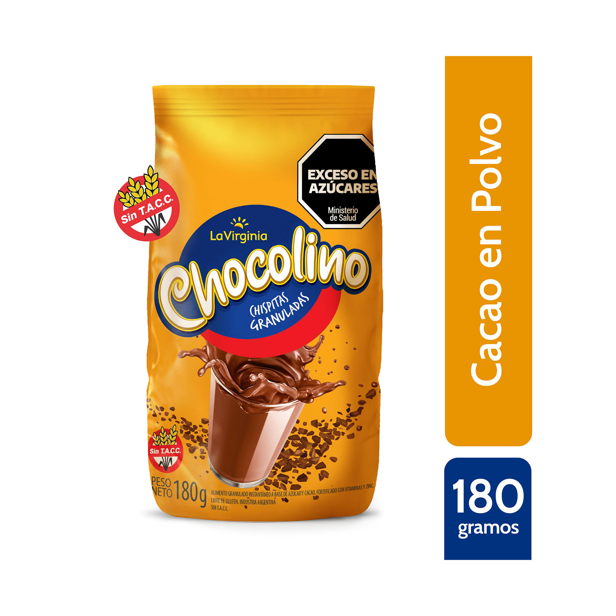 Cacao Chocolino Fortificado 180gr