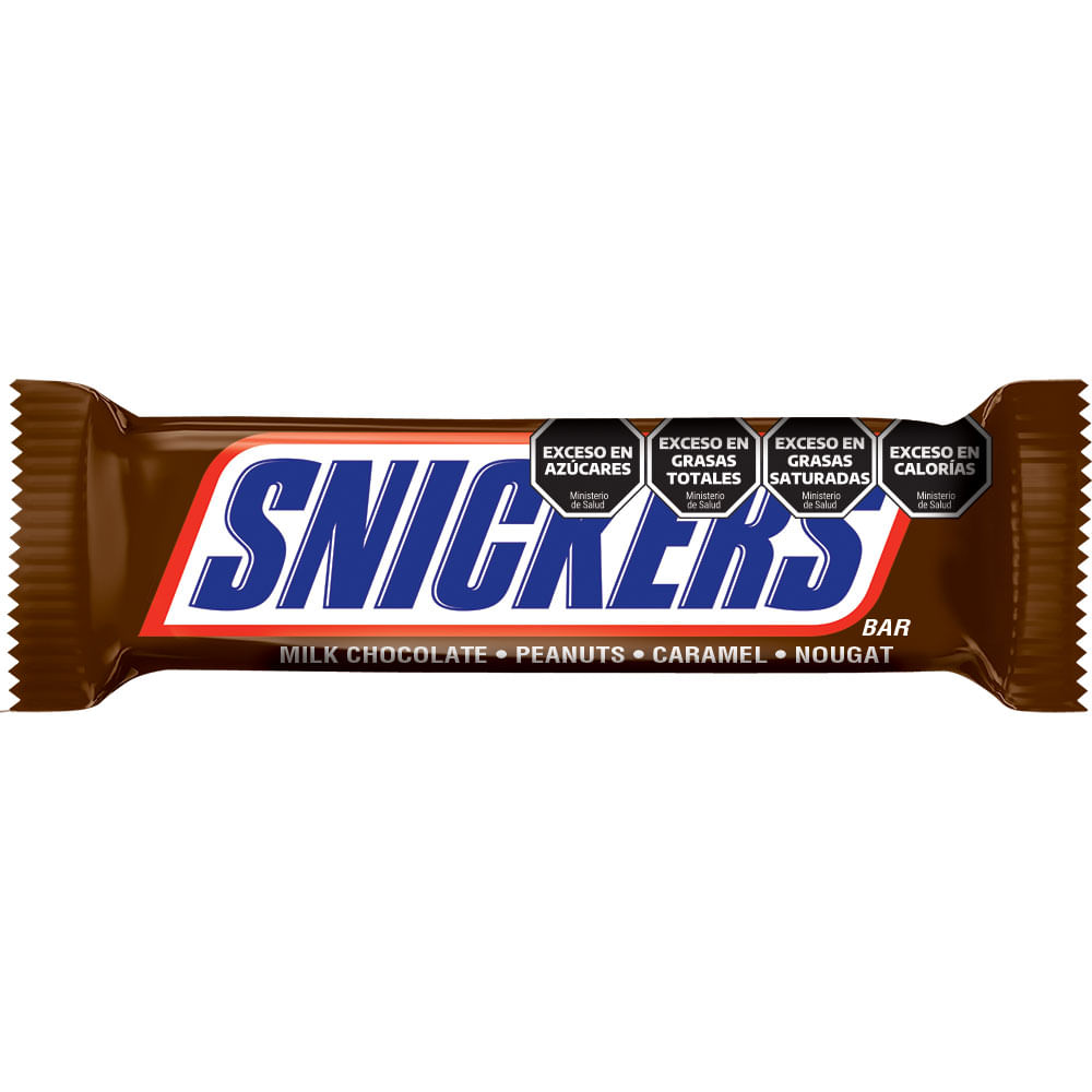 Barra de chocolate Snickers 48 g.