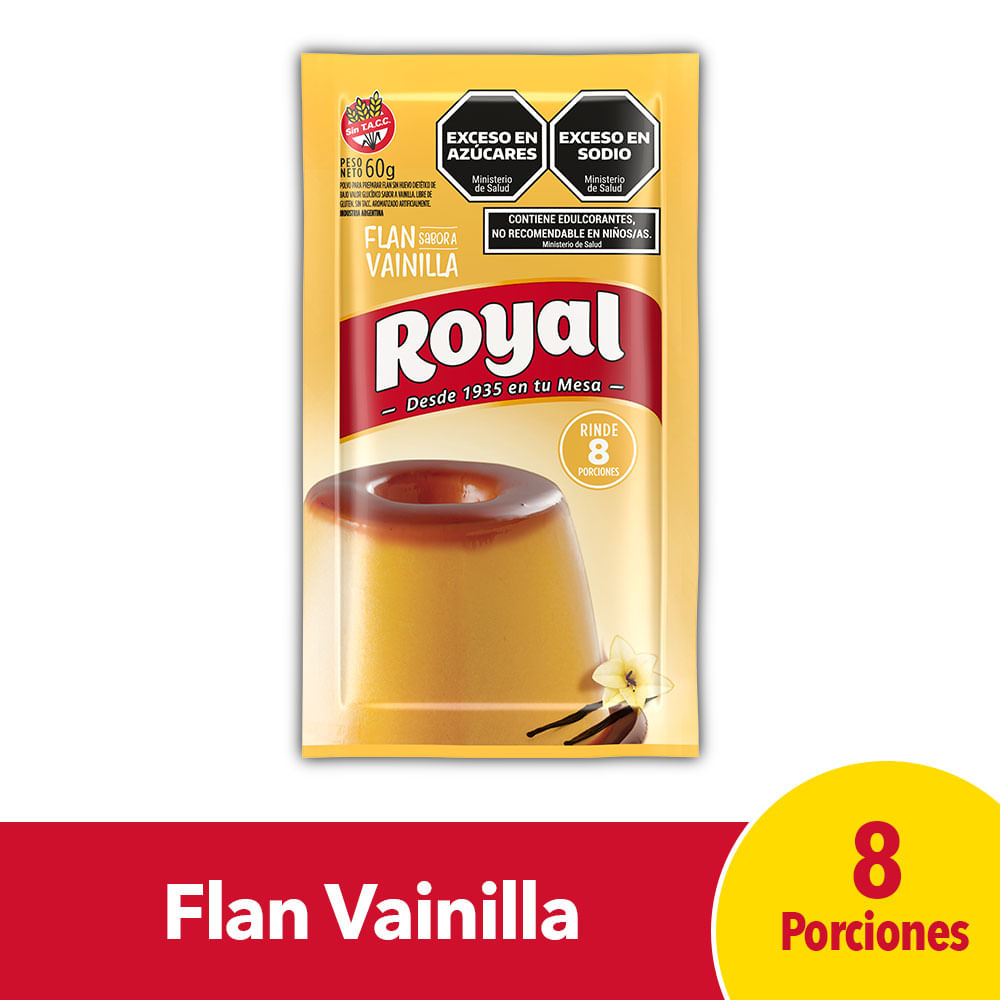Flan Royal Sabor A Vainilla 60 G