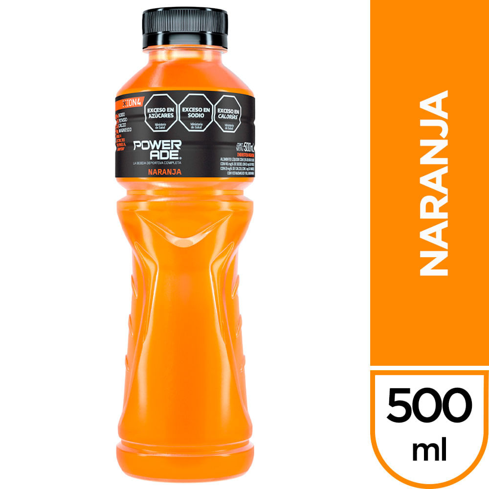 Bebida isotónica Powerade Naranja 500 ml