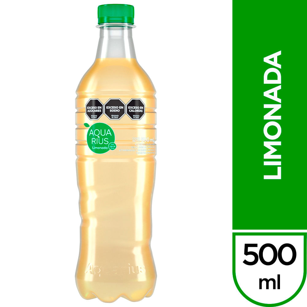 Agua saborizada limonada Aquarius 500 ml