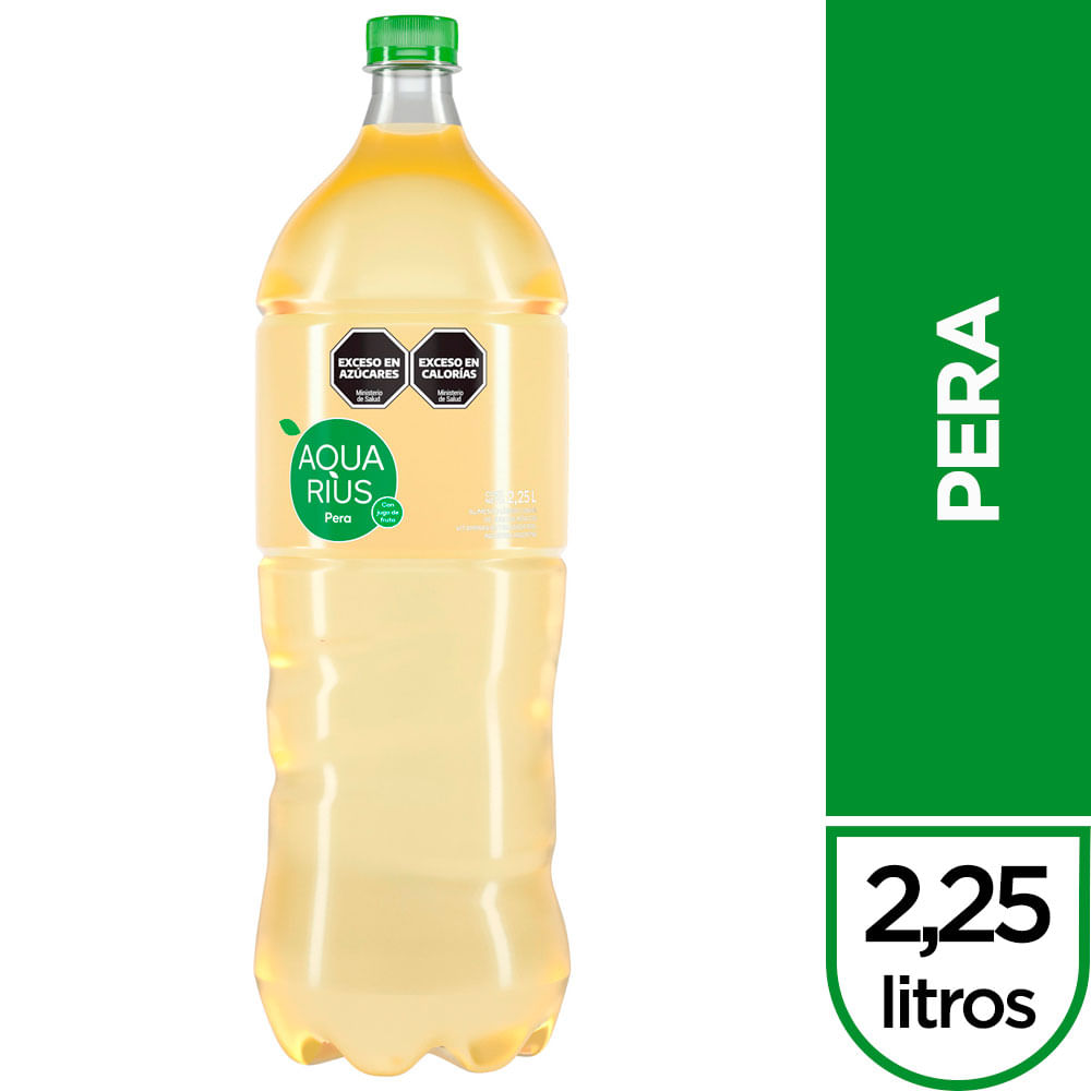 Agua saborizada de pera Aquarius 2,25 lts