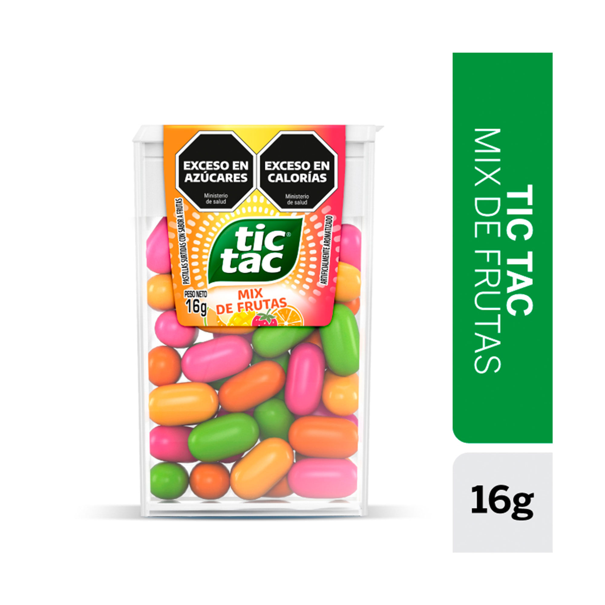 Pastillas Tic Tac Mix De Frutas 33un 16g