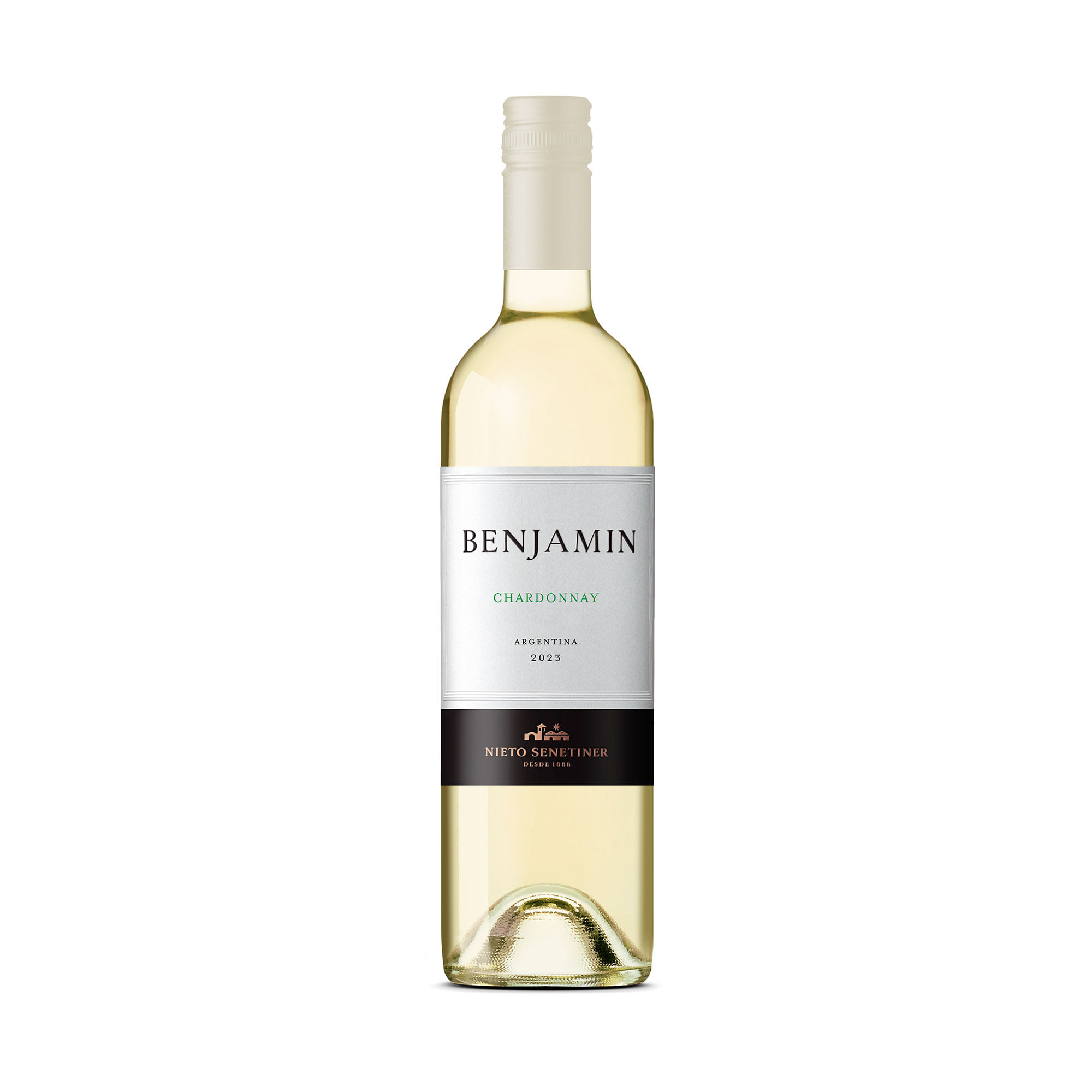 Vino blanco Chardonnay Benjamín 750 ml