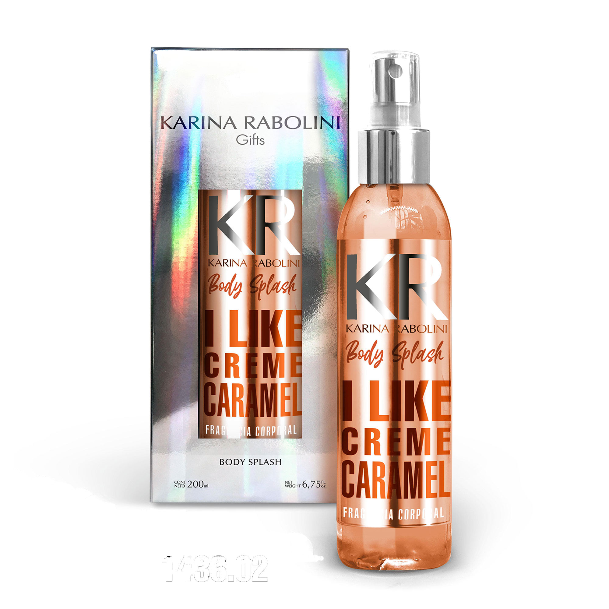 Body splash Karina rabolini cream carame 200 cc.