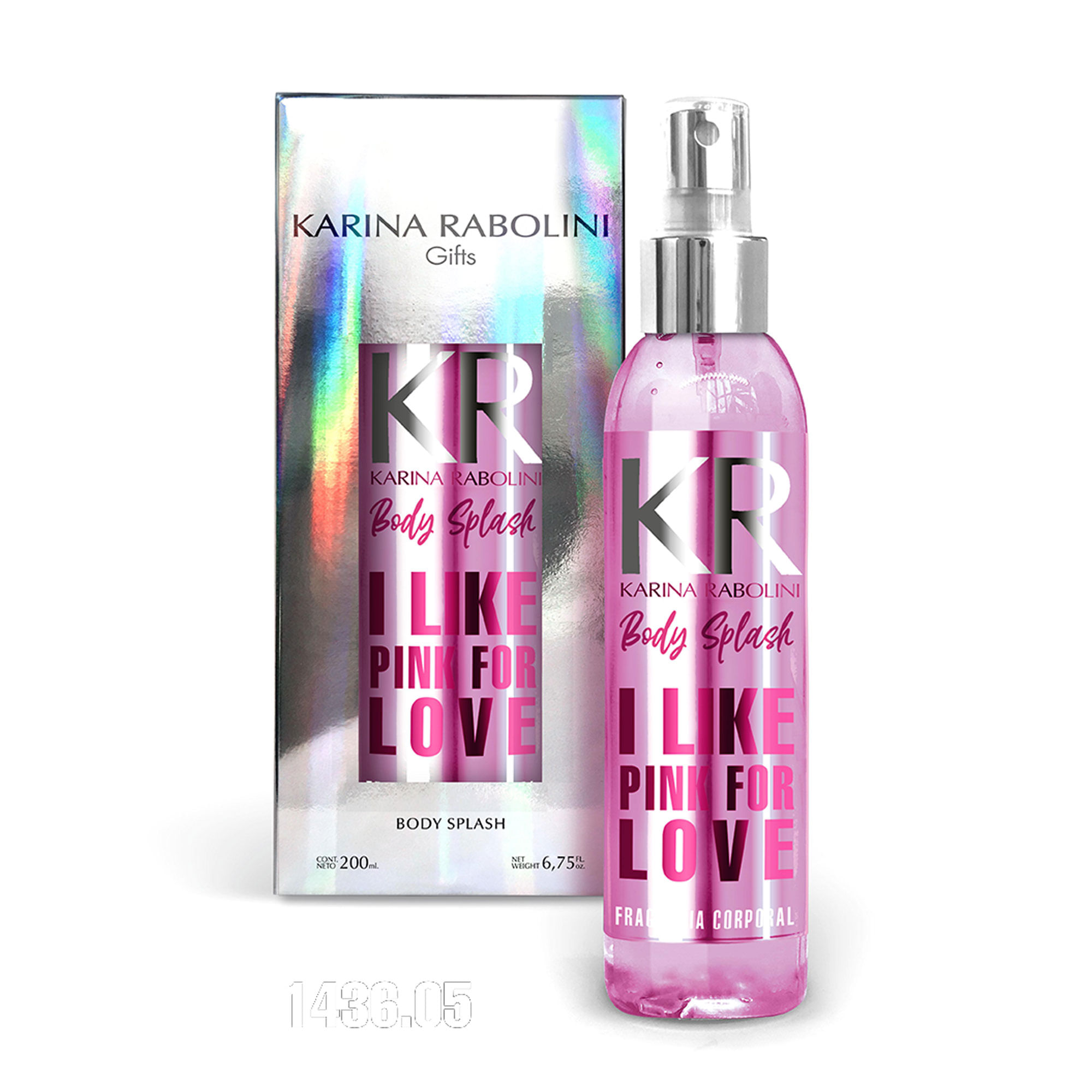 Body splash Karina rabolini pink for love 200 cc.