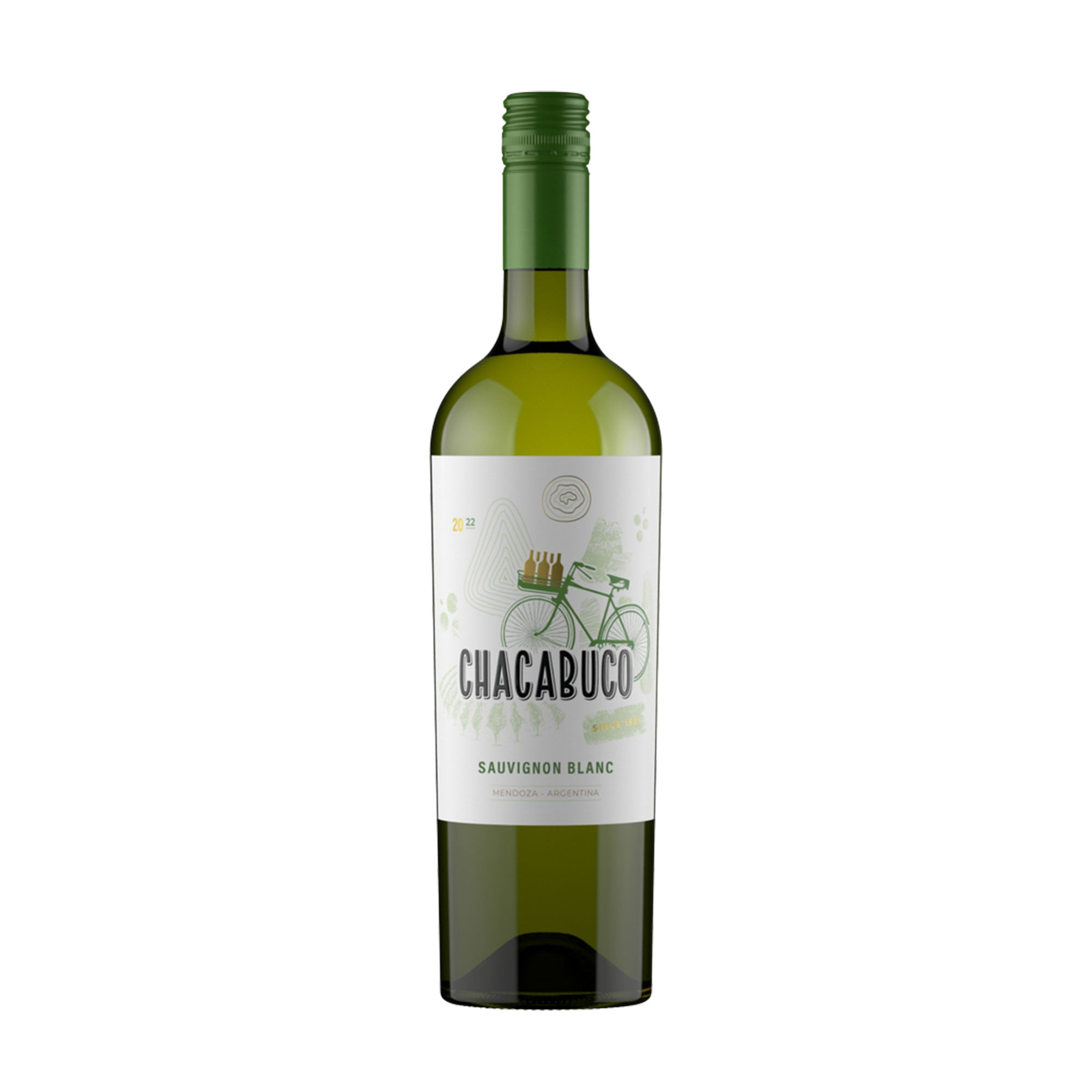 Vino blanco Chacabuco suavignon blanc en botella 750 cc.
