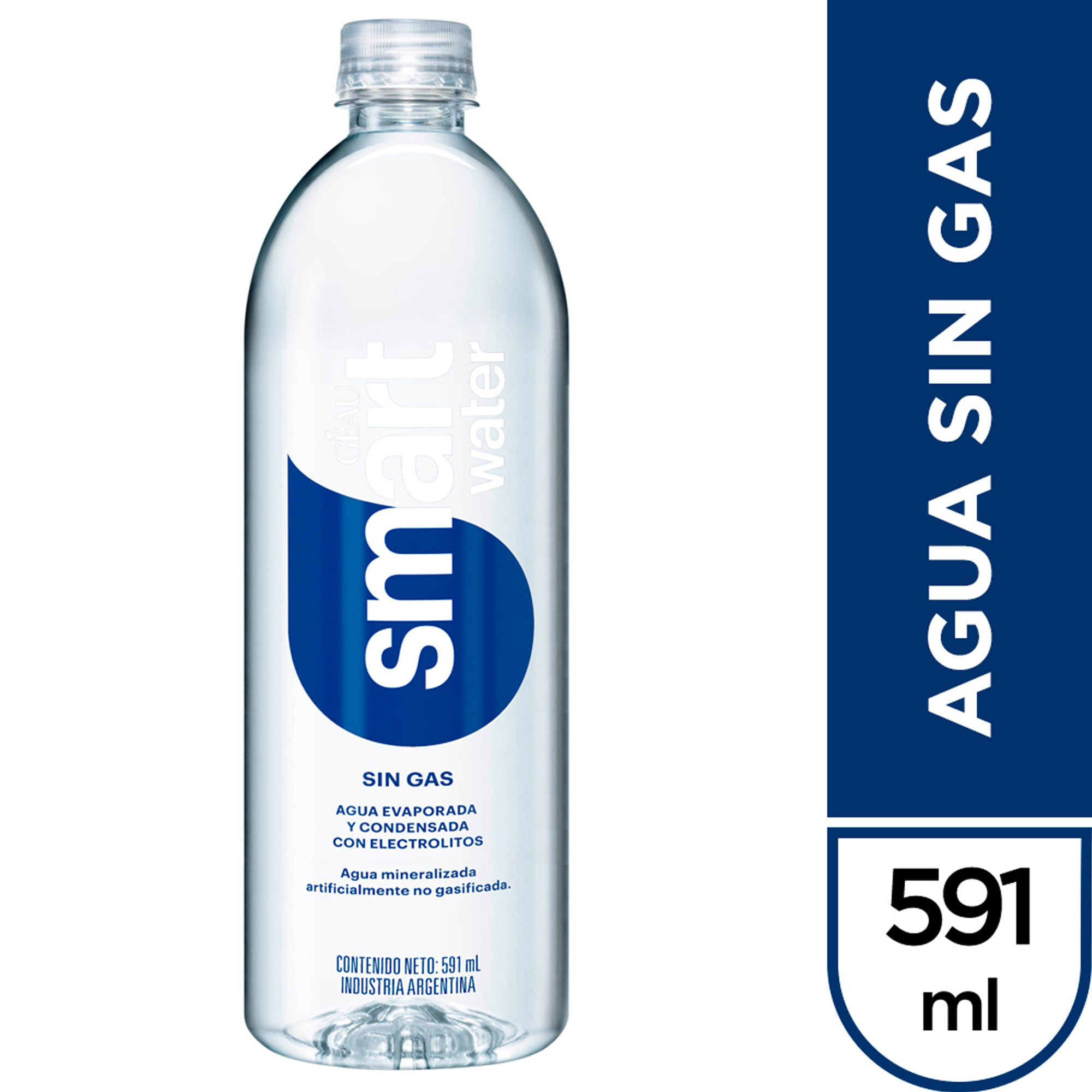 Agua mineral sin gas Smartwater 591 ml