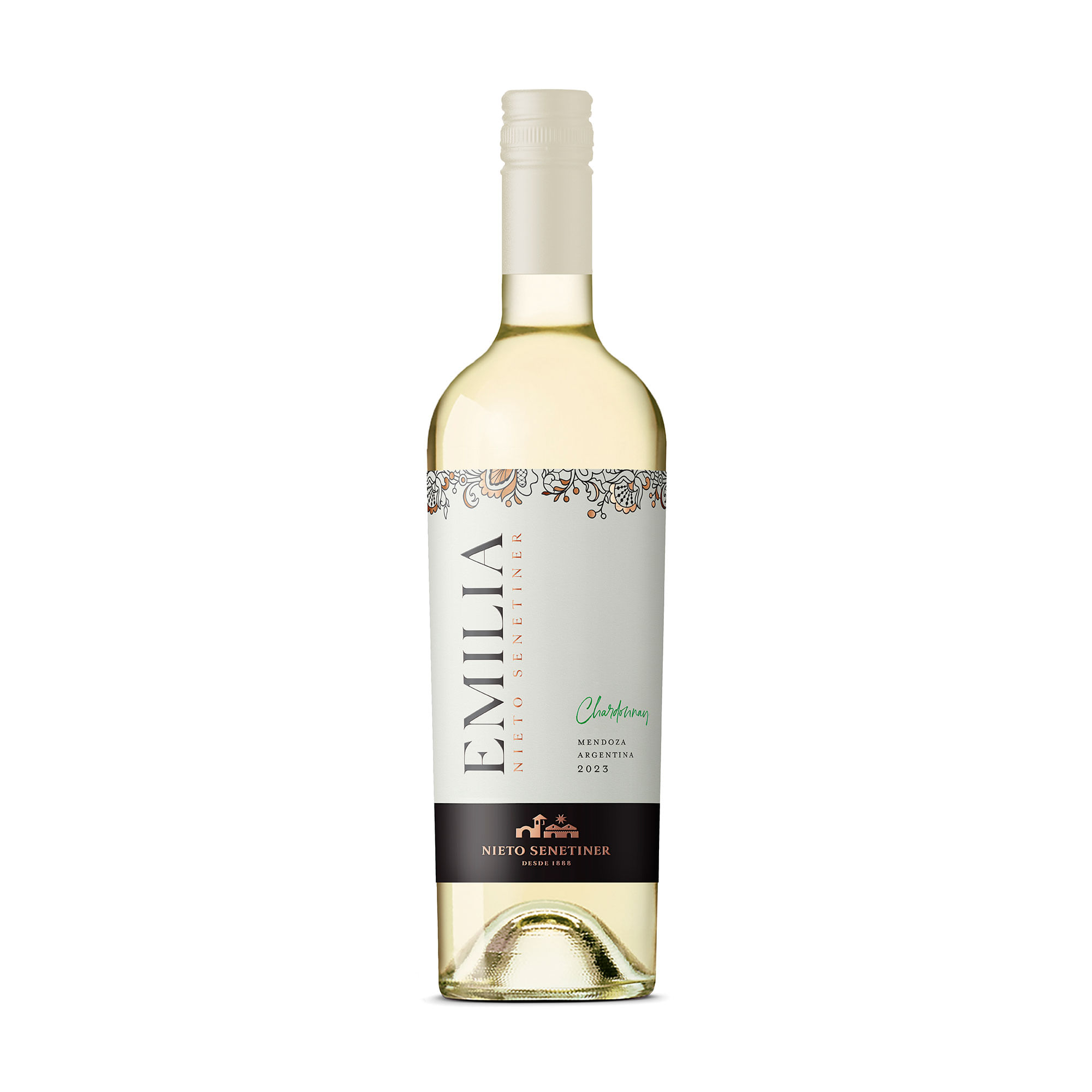 Vino blanco Chardonnay Emilia 750 ml