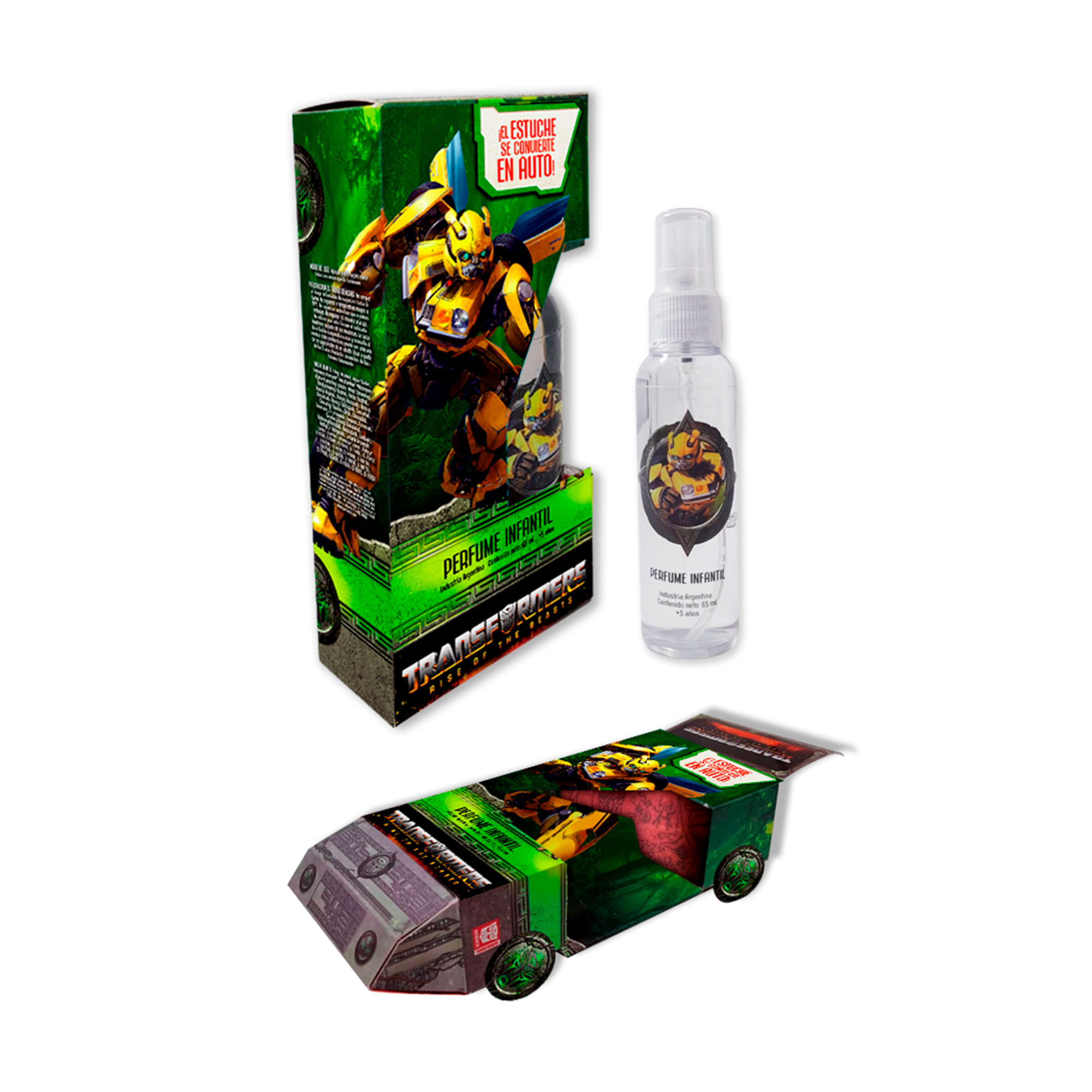 Body splash infantil Disney tranformers estuche auto 65 ml.