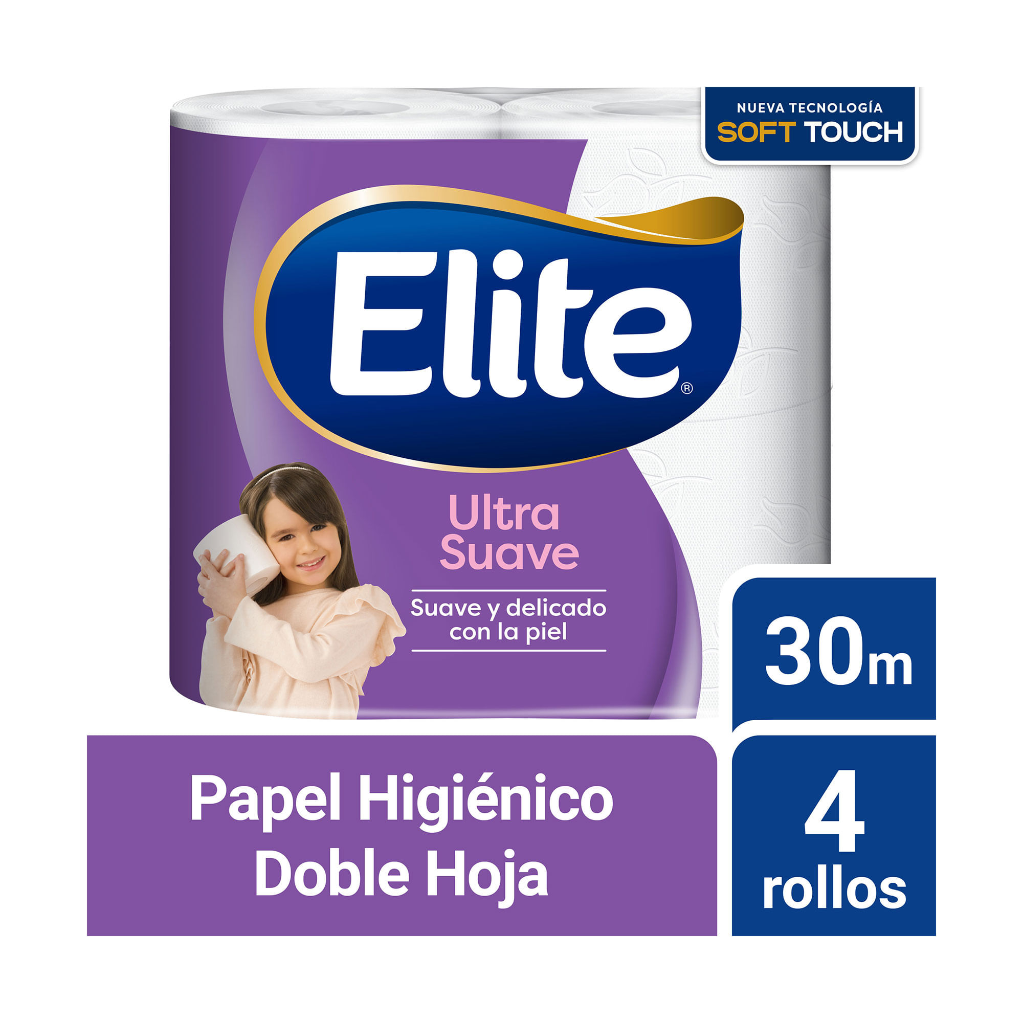 Papel Higiénico Elite Doble Hoja 30m 4u