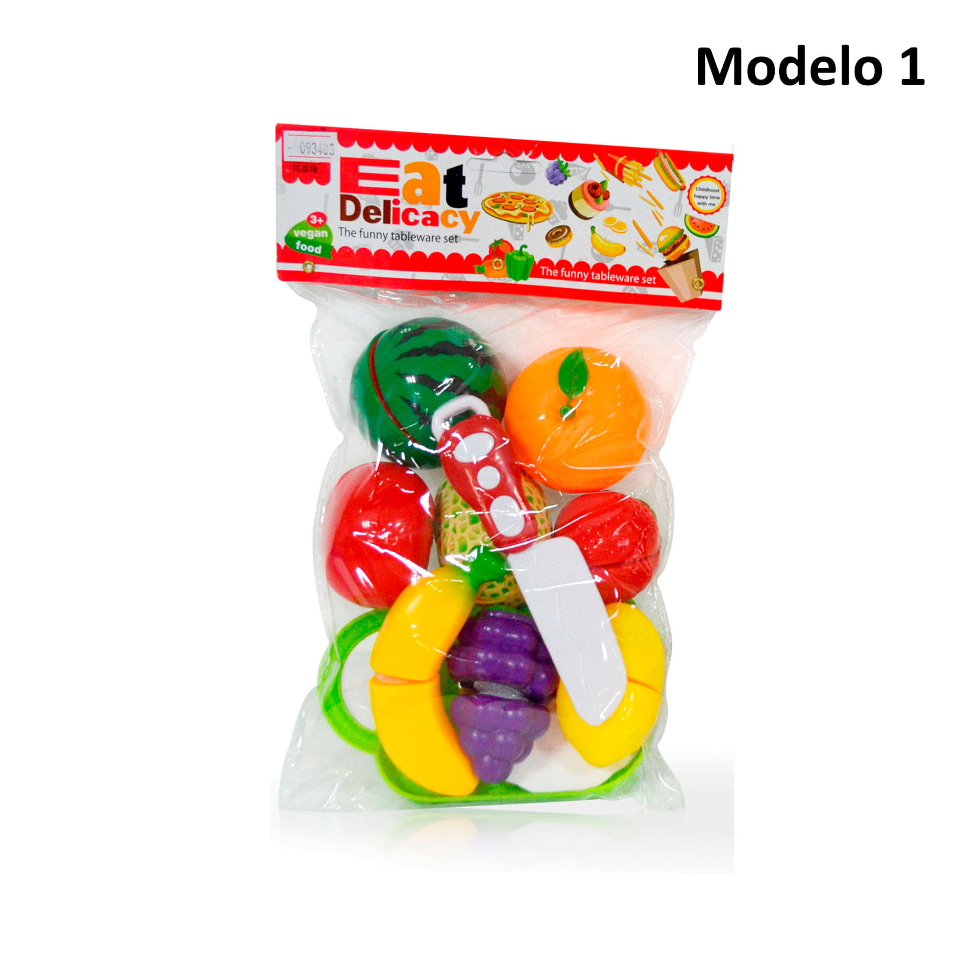 Set frutas y hortalizas Ming Jia Long (Modelos Surtidos)
