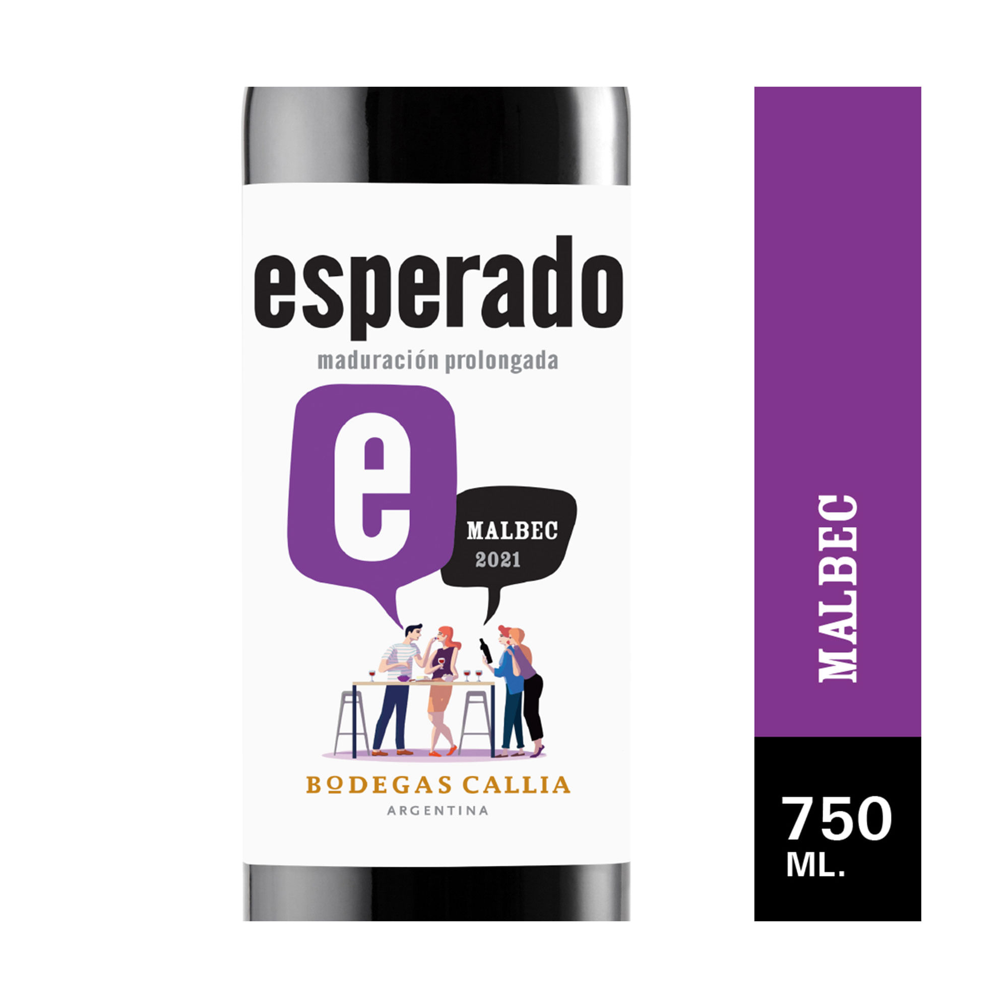 Vino tinto Malbec Callia Esperado 750 ml