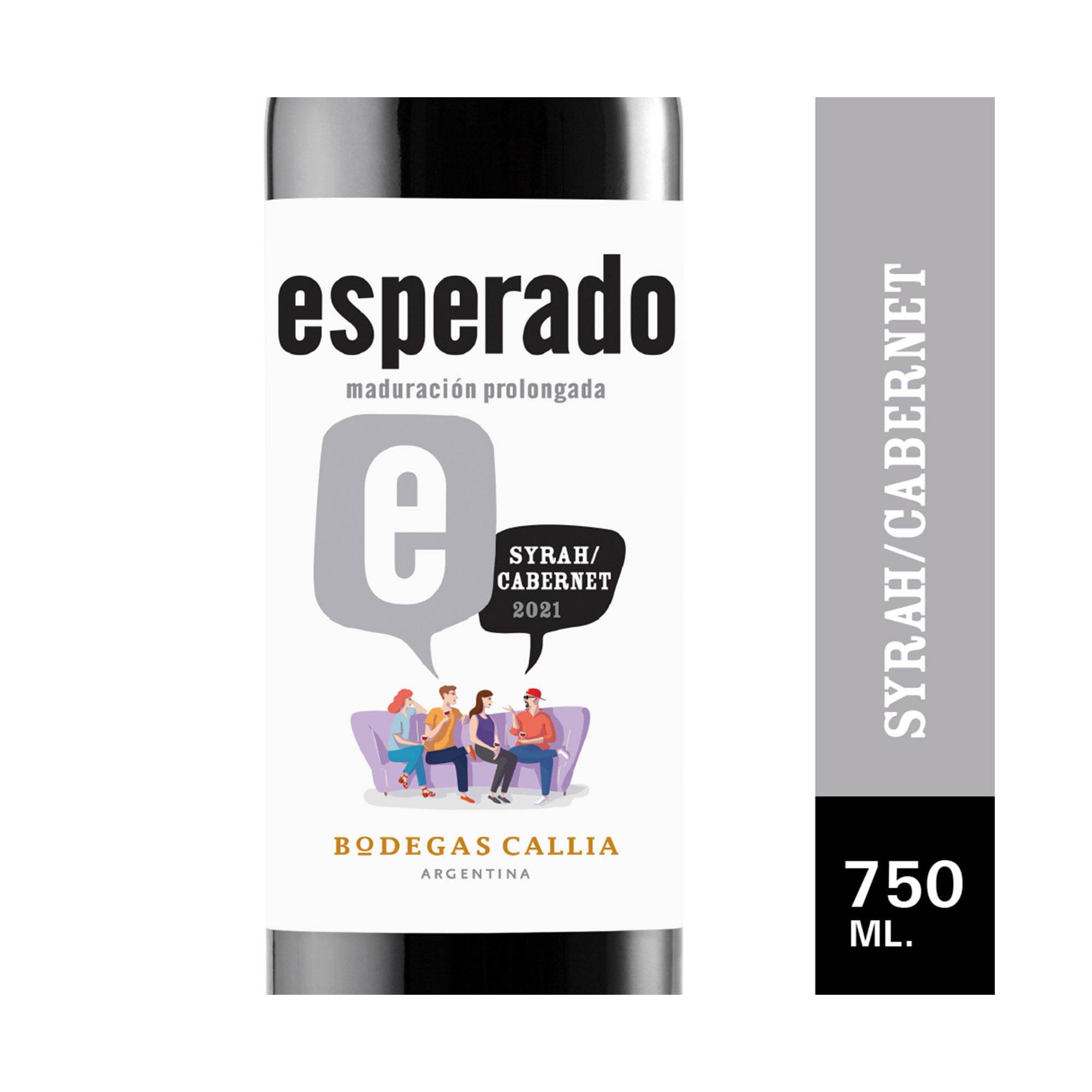 Vino tinto Syrah Cabernet Callia Esperado 750 ml