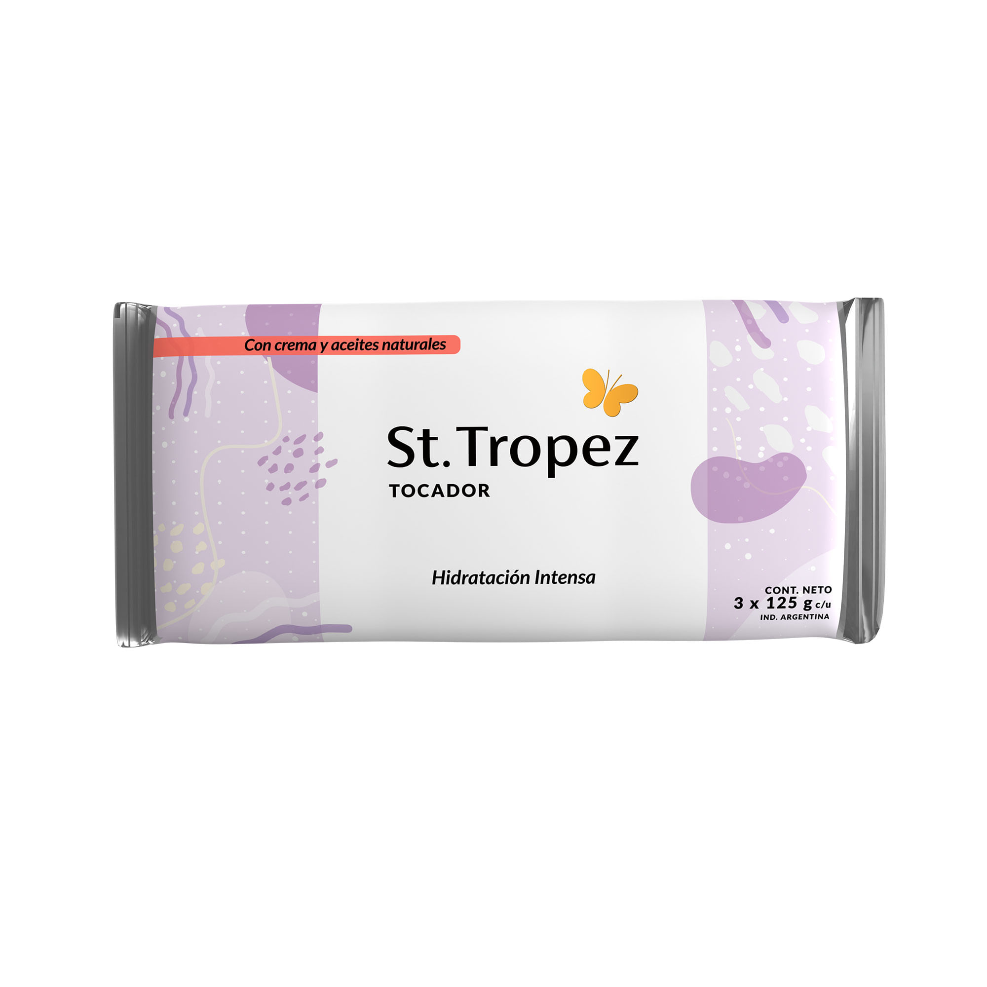 Jabon St Tropez Hidratacion Intensa  3x125g