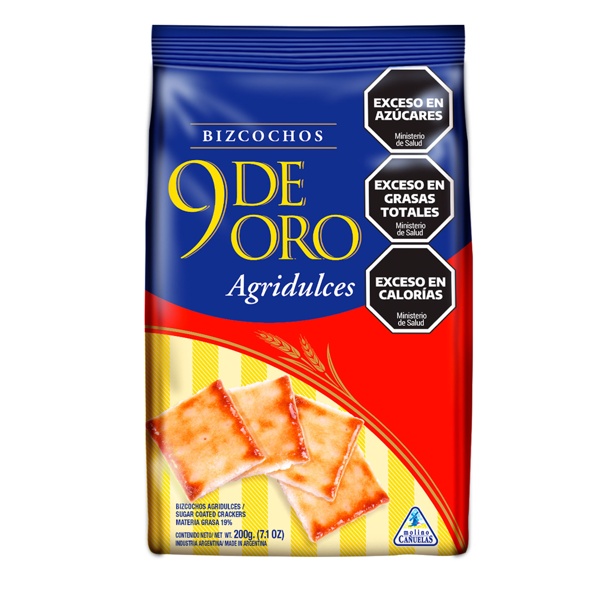 Bizcochos Agridulces 9 De Oro 200gr
