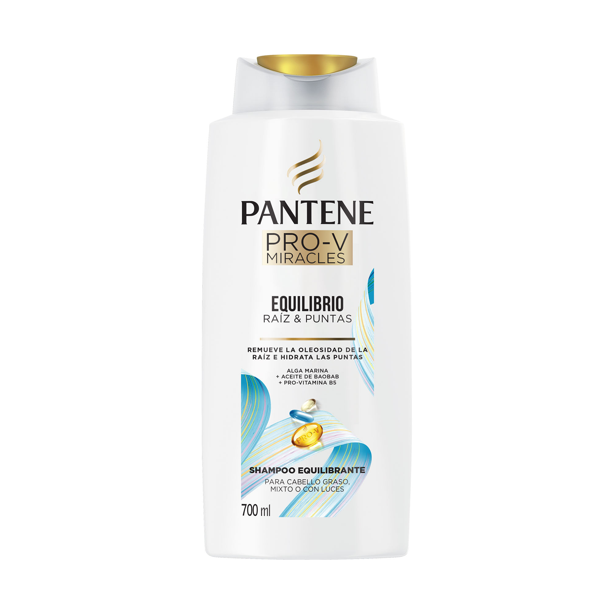 Shampoo Pantene equilibrio 700 cc.