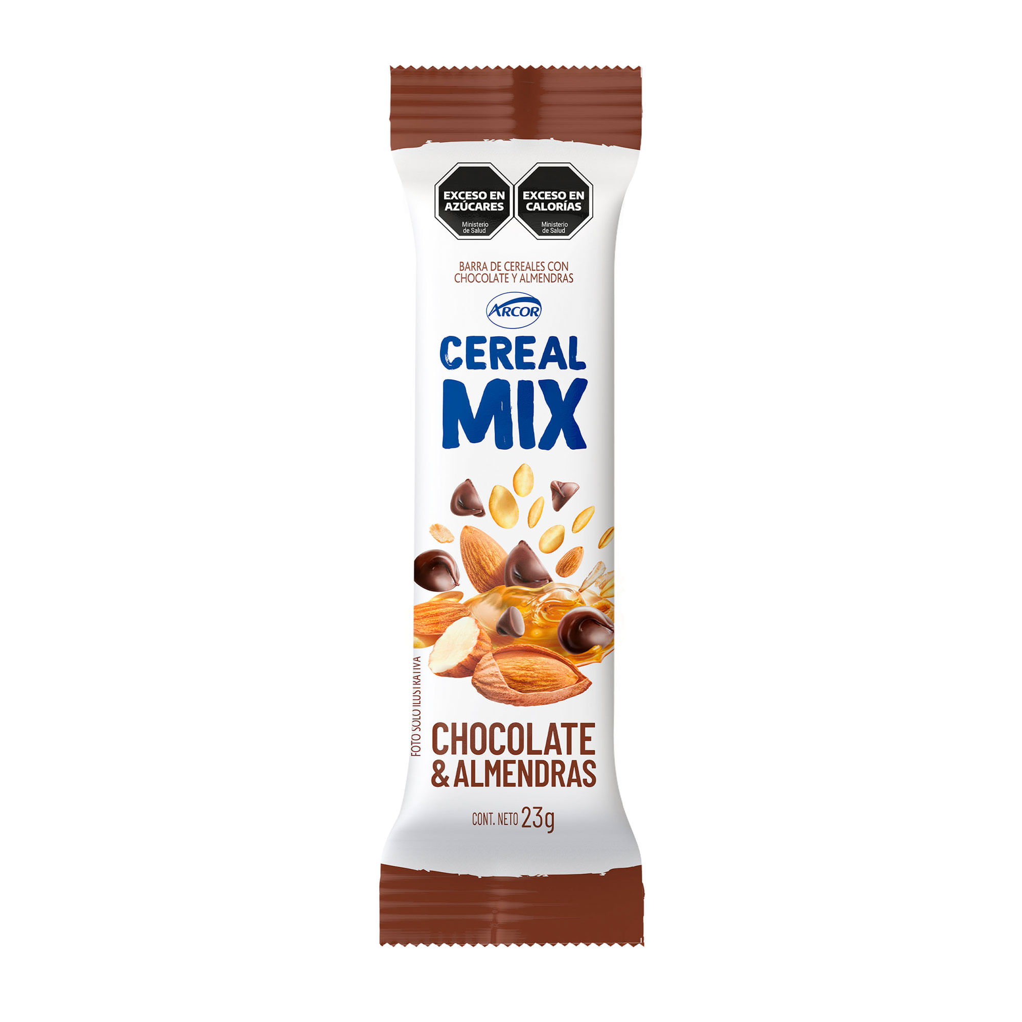 Barra de cereal Cereal Mix chocolate y almendras 23 g.