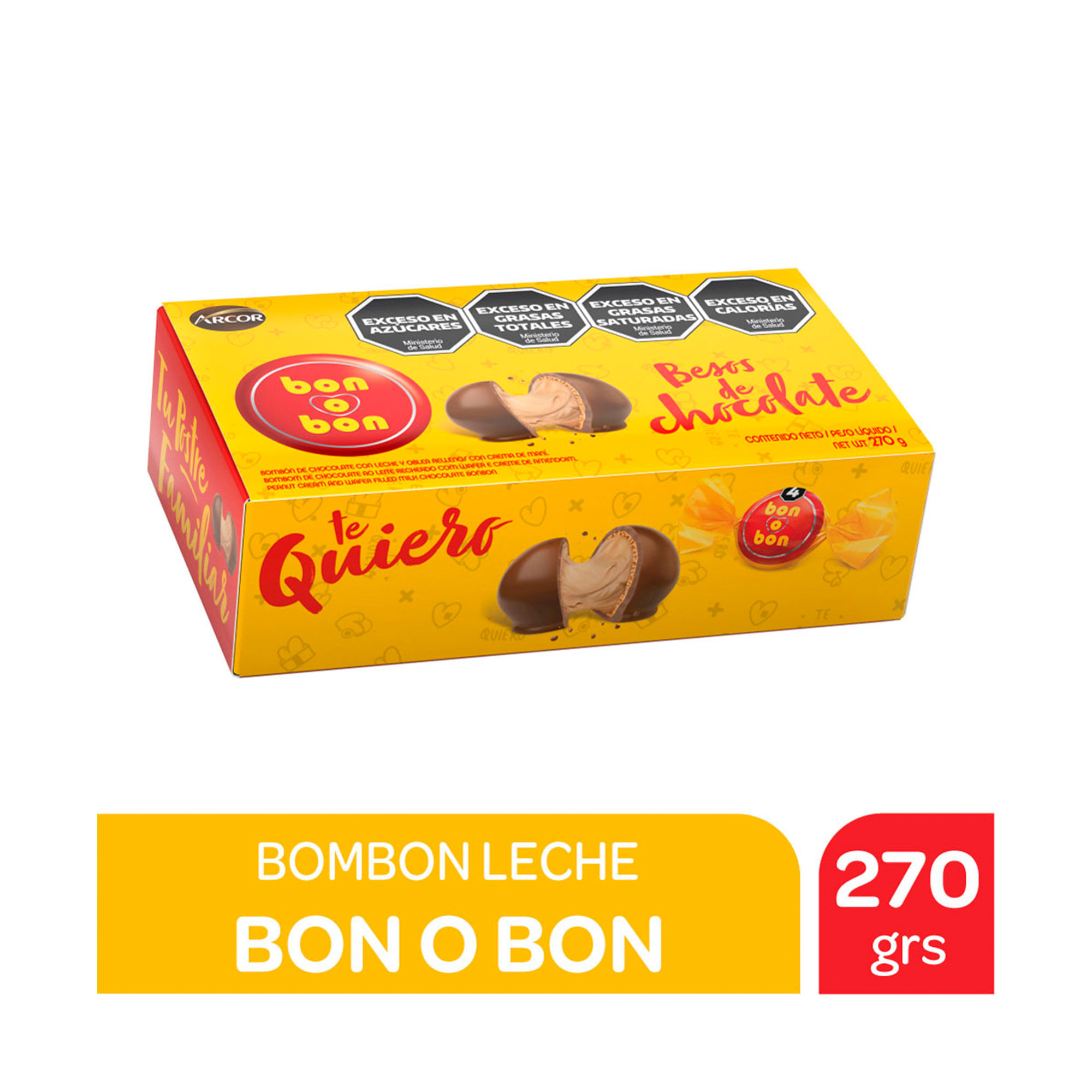Bombones Bon O Bon chocolate con leche en caja 270 g.