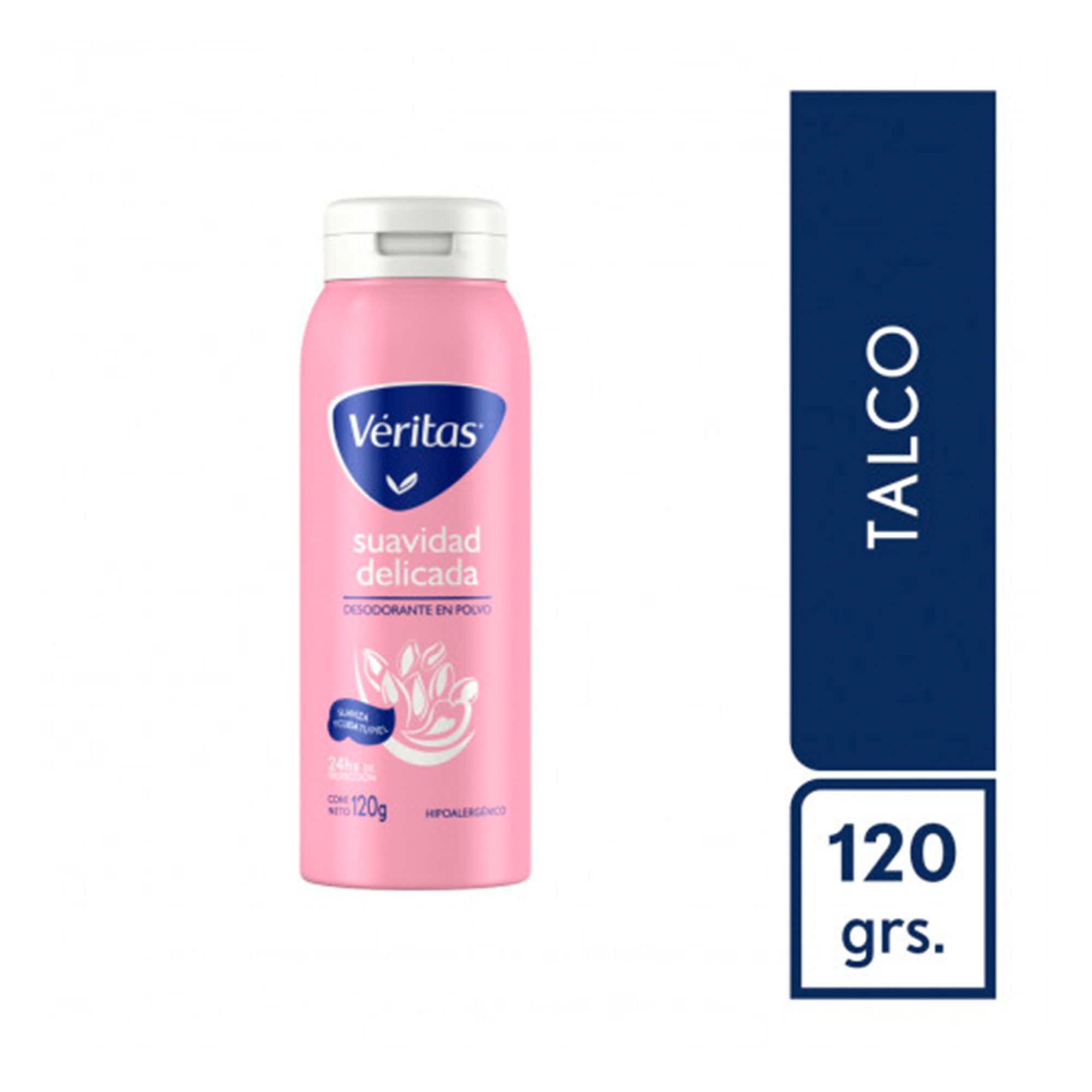 Polvo desodorante femenino Veritas 120 g.