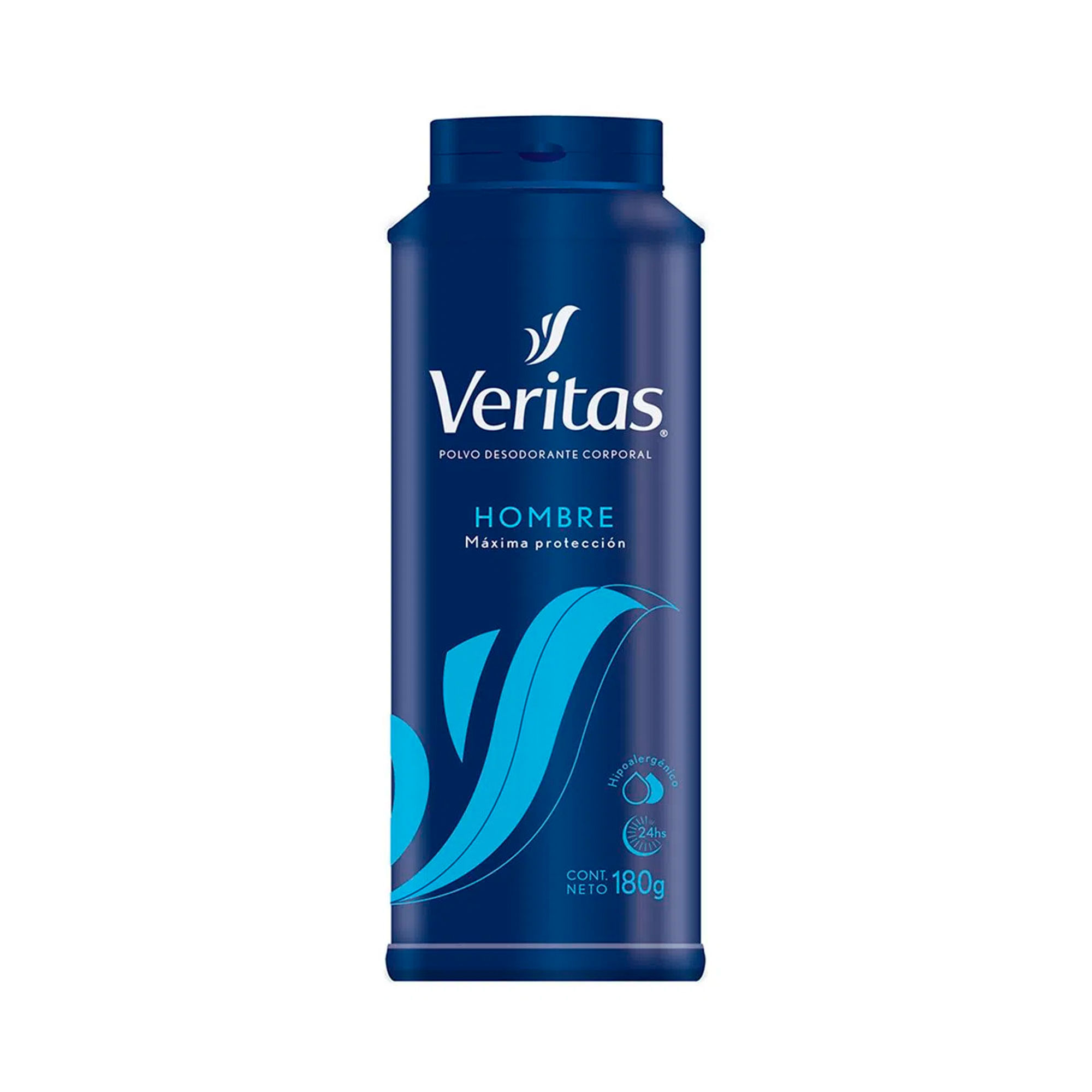 Polvo desodorante masculino Veritas 180 g.