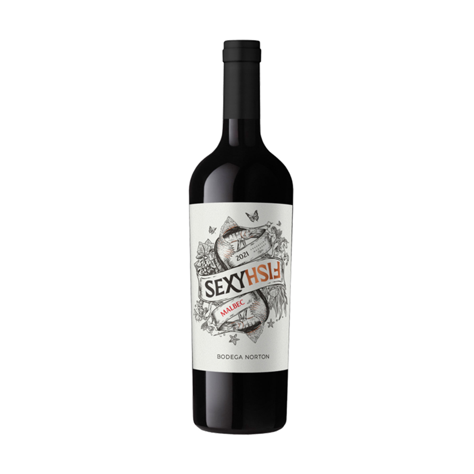 Vino tinto Malbec Sexy Fish 750 ml