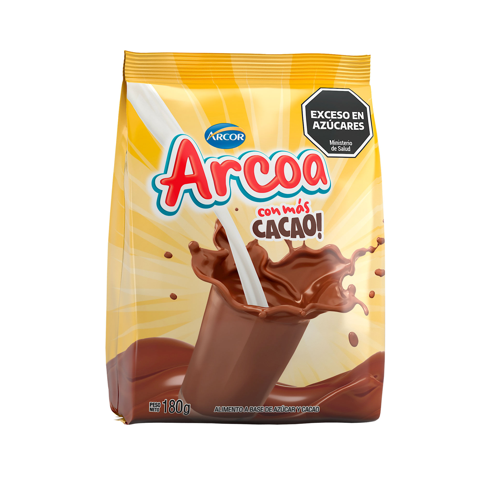 Cacao En Polvo Arcoa 180 G