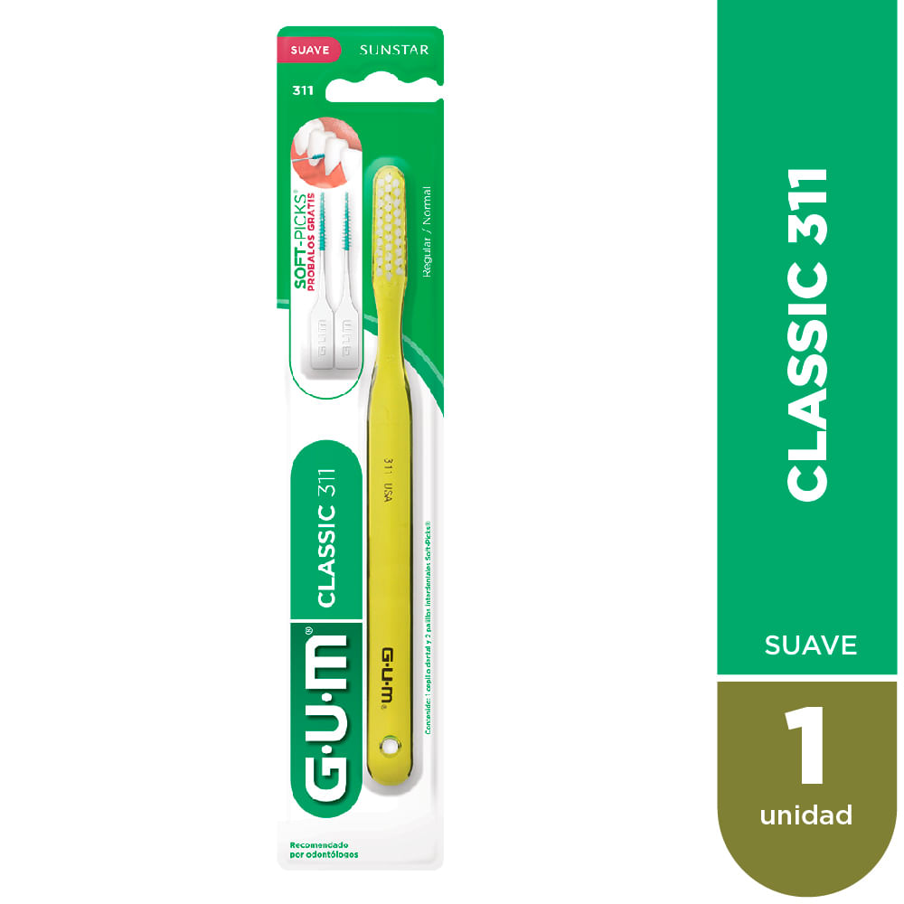 Cepillo Dental Gum Classic 311 Suave