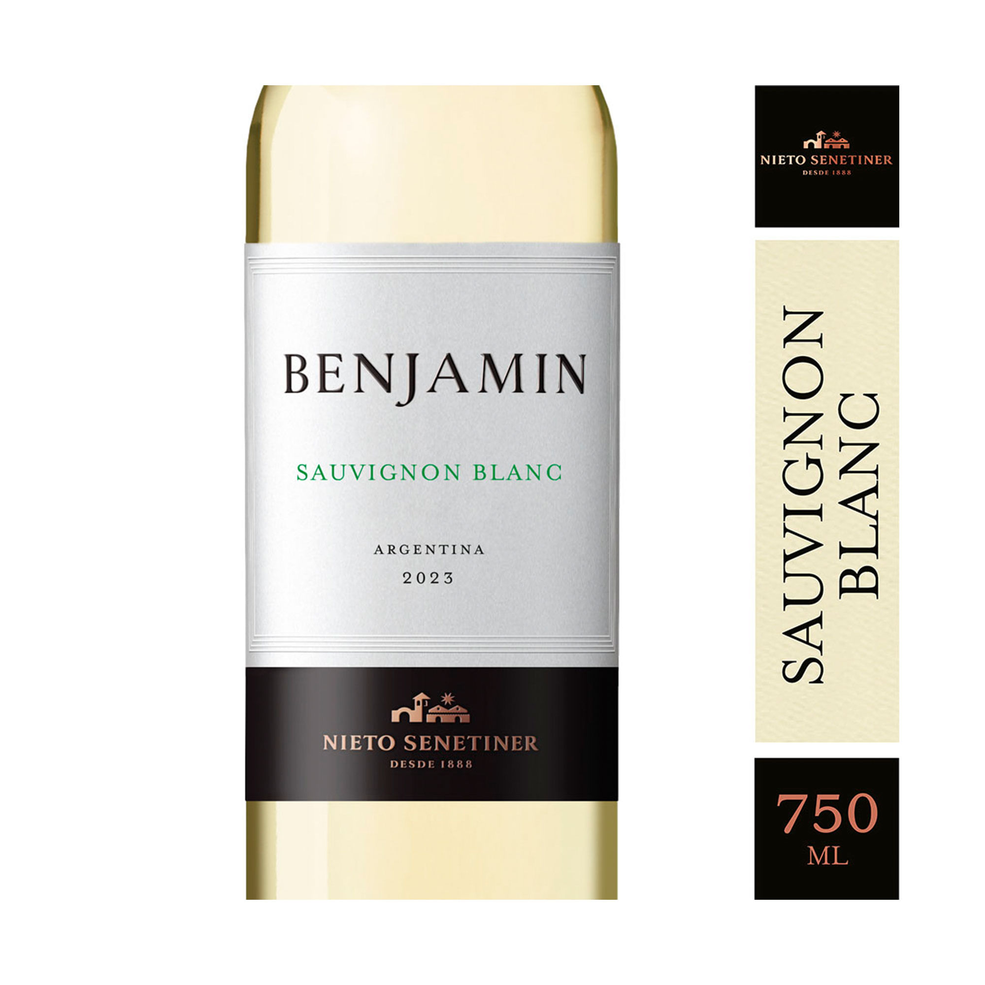 Vino blanco Sauvignon blanc Benjamín 750 ml