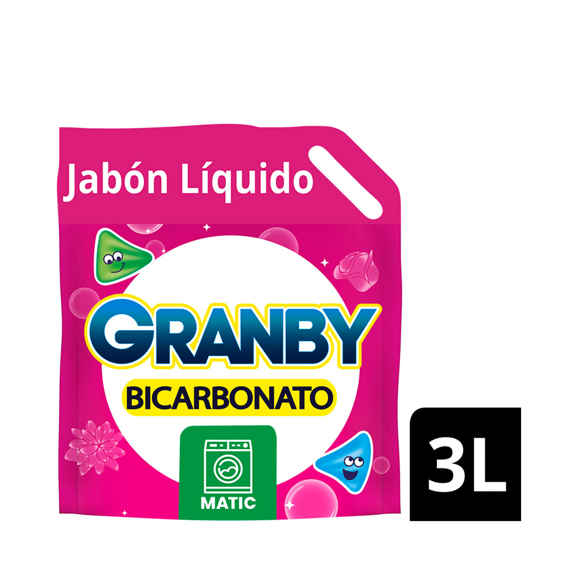 Jabón Líquido Granby Rosas 3 L