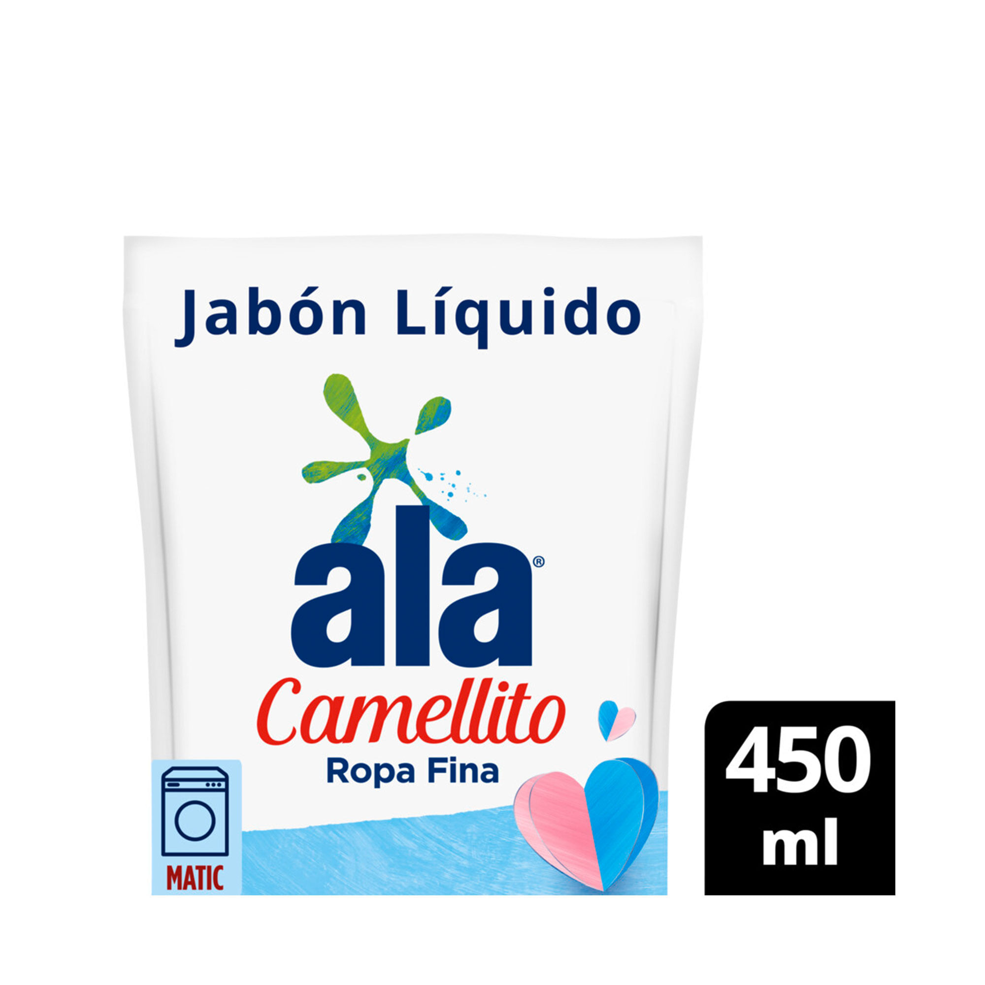 Jabon Liquido Ala Camellito Ropa Fina Matic 450ml