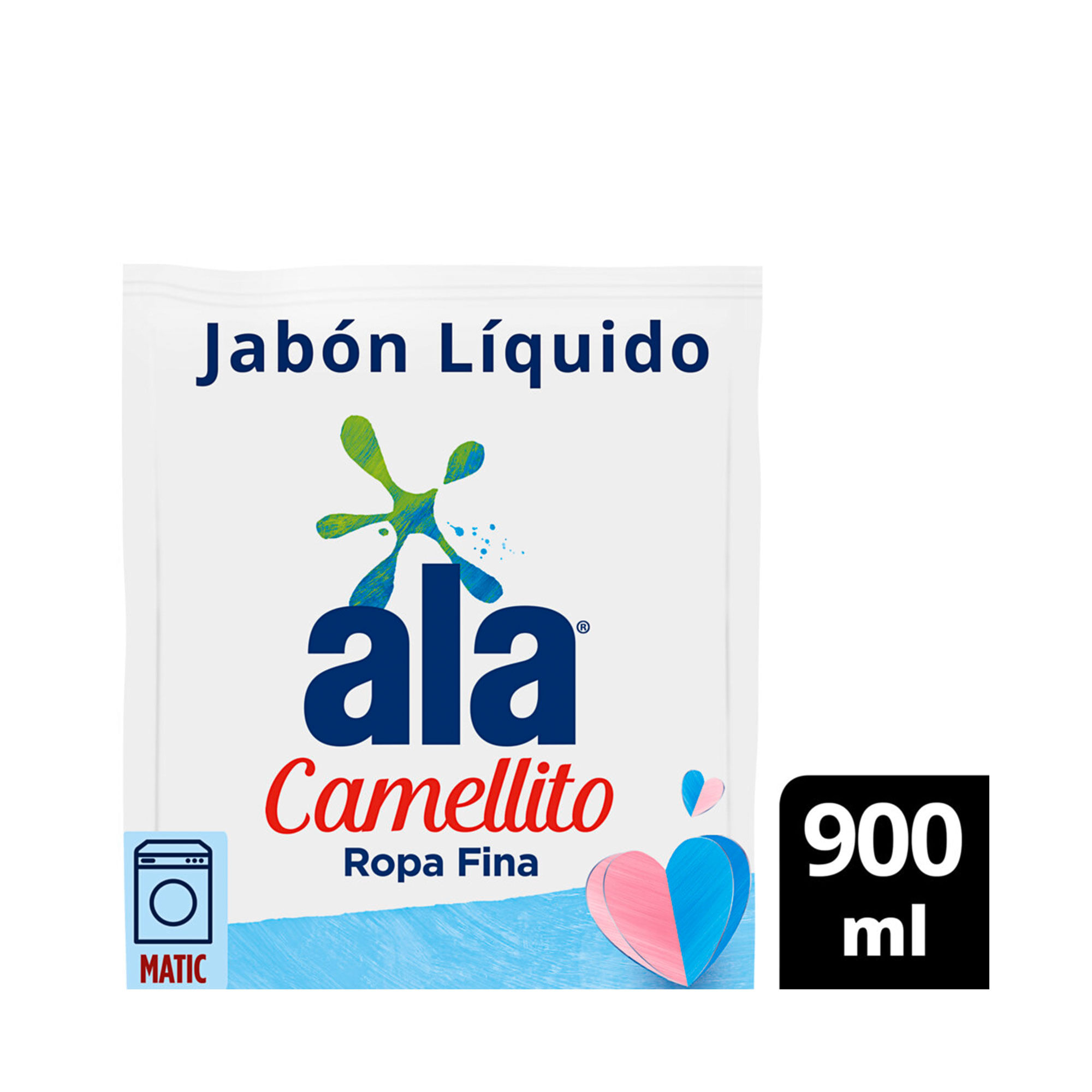Jabon Liquido Ala Camellito Ropa Fina Matic 900ml