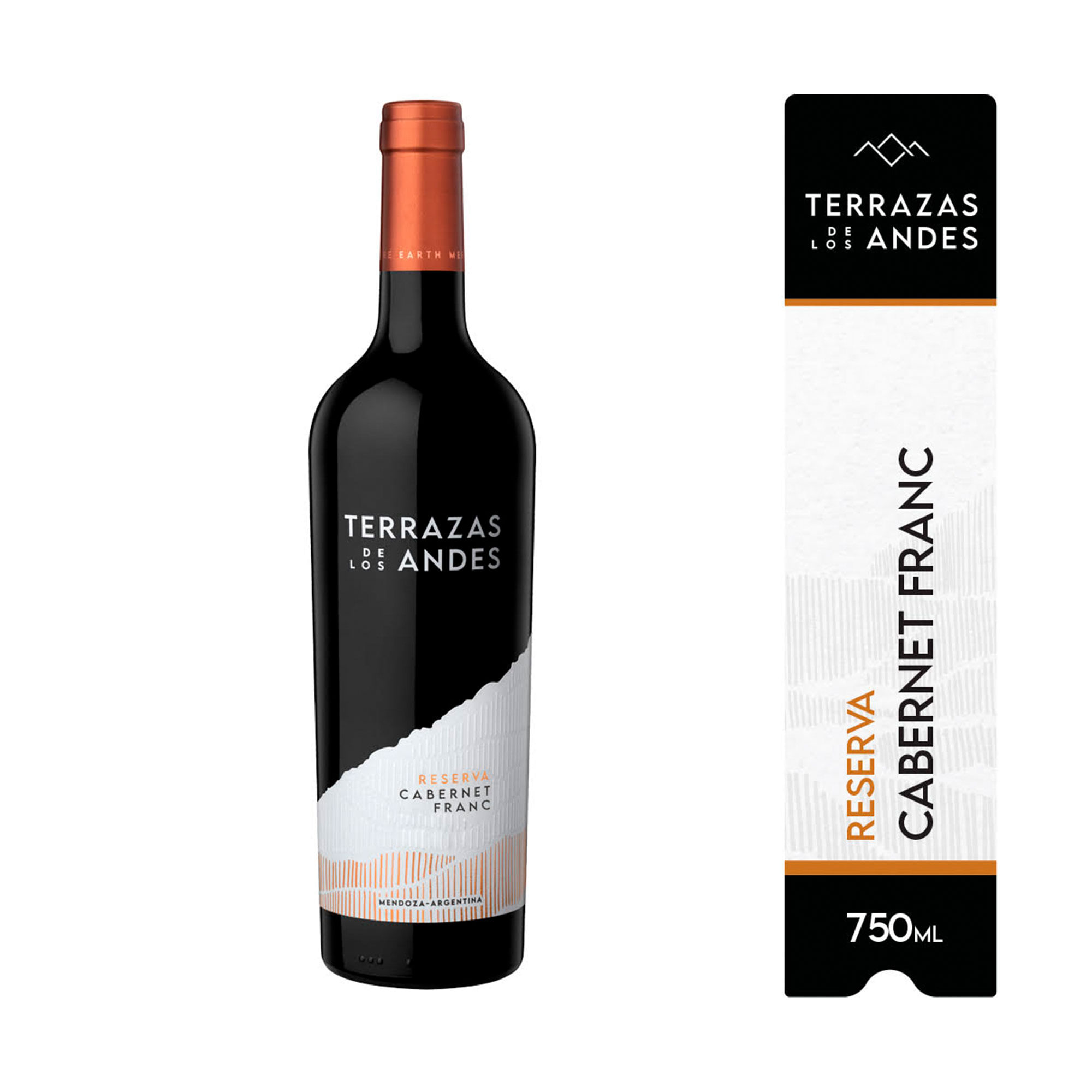 Vino tinto Cabernet Franc Reserva Terraza de los Andes 750 ml