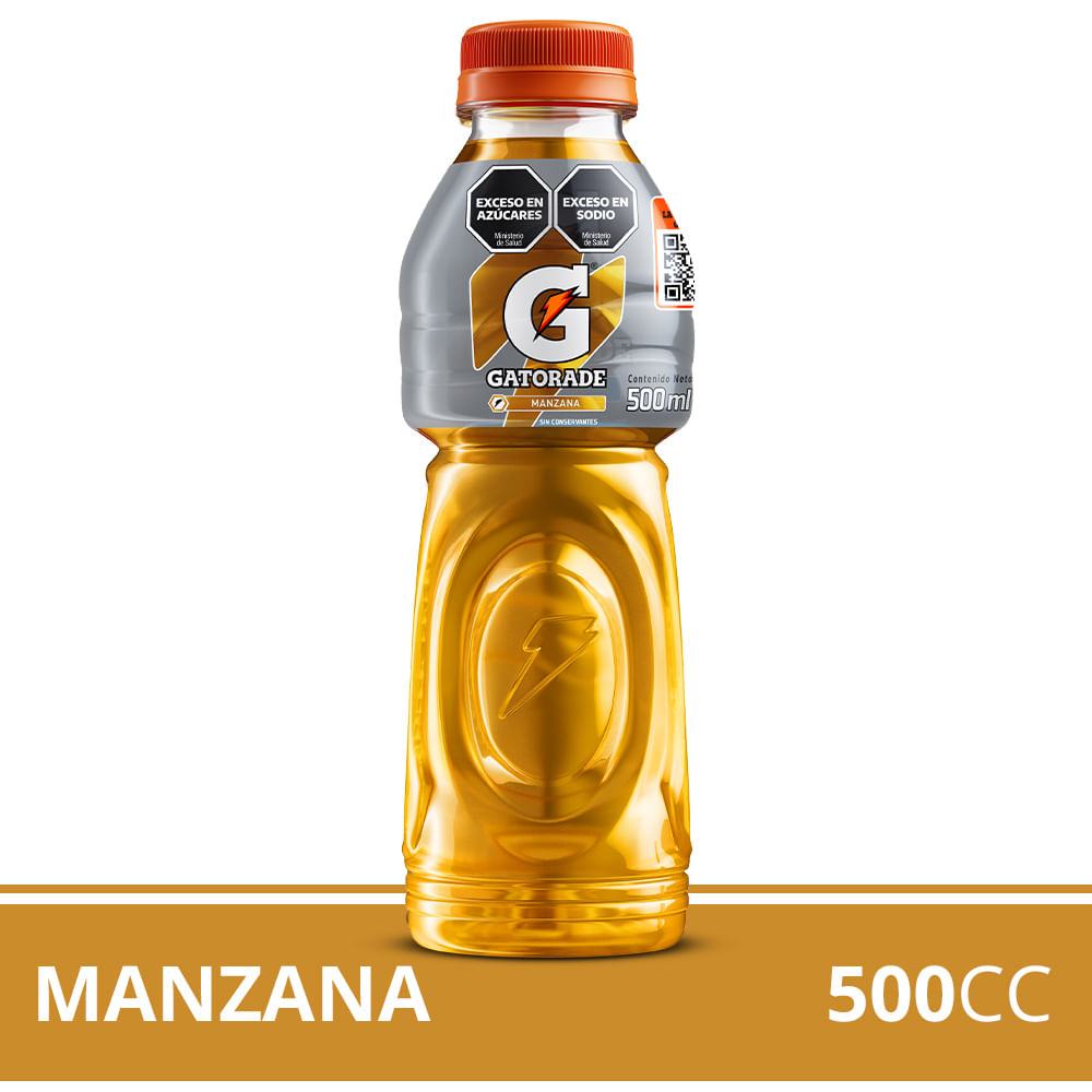 Bebida Isotónica Gatorade Sabor Manzana 500ml
