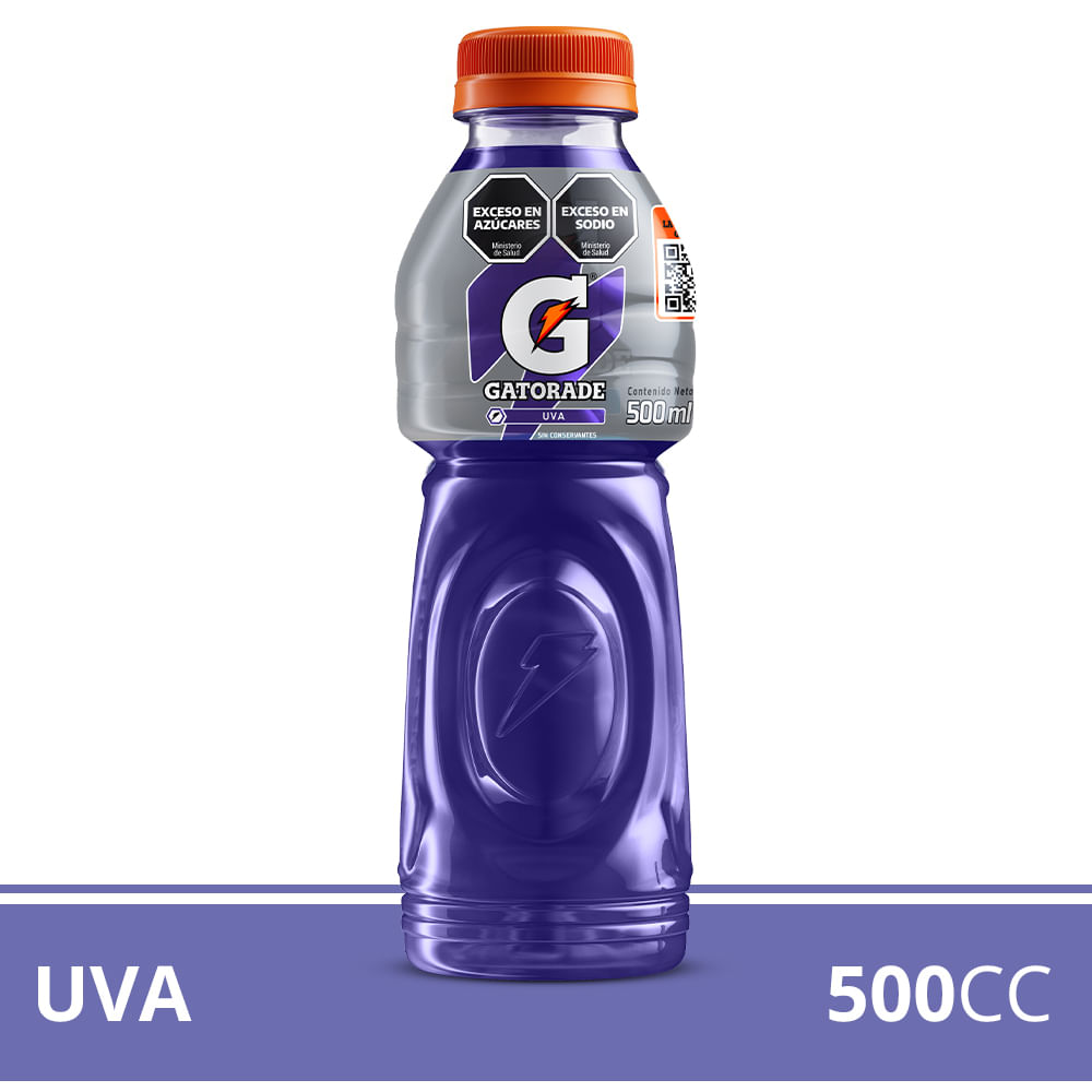 Bebida Isotónica Gatorade Sabor Uva 500ml