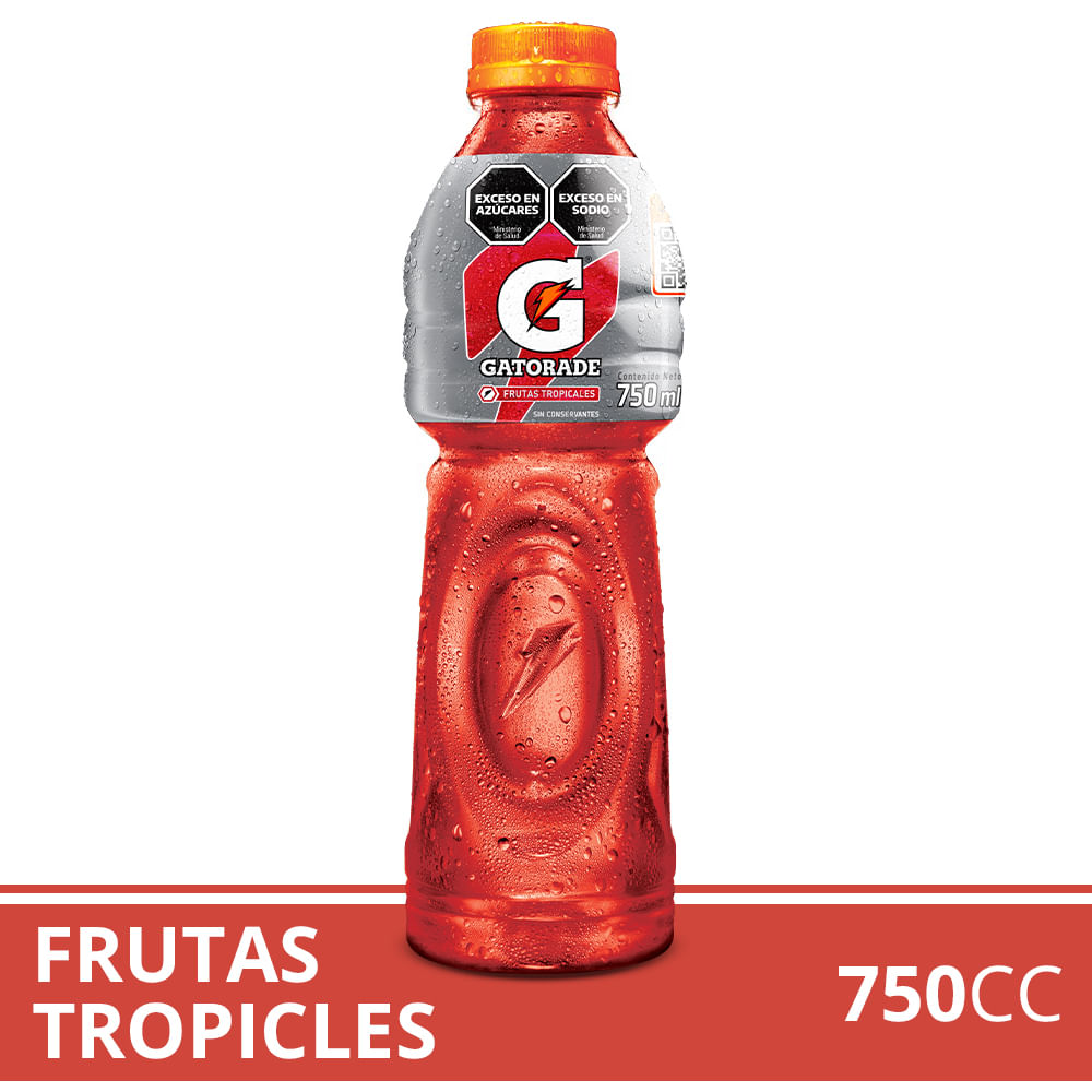 Bebida Isotónica Gatorade Sabor Frutas Tropicales 750ml