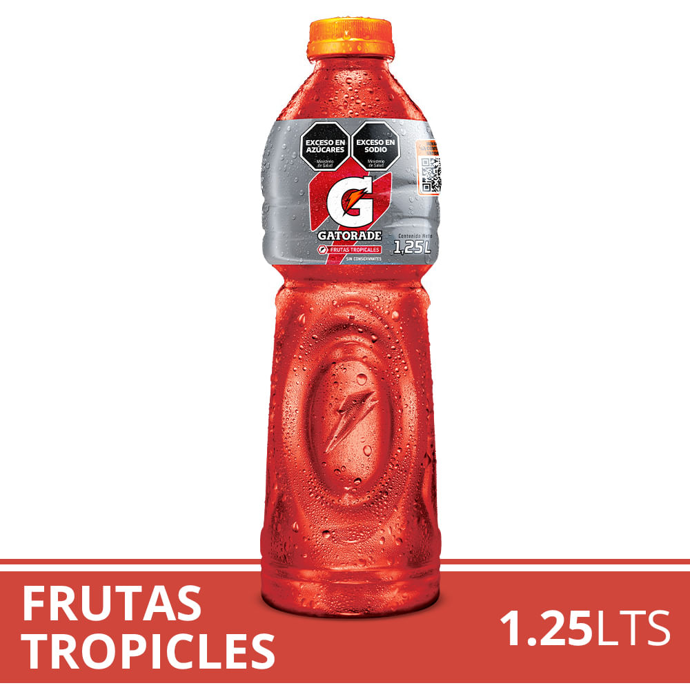 Bebida Isotónica Gatorade Sabor Frutas Tropicales 1.25 L