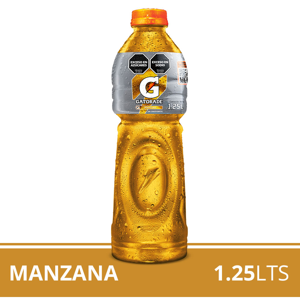 Bebida Isotónica Gatorade Sabor Manzana 1.25 L