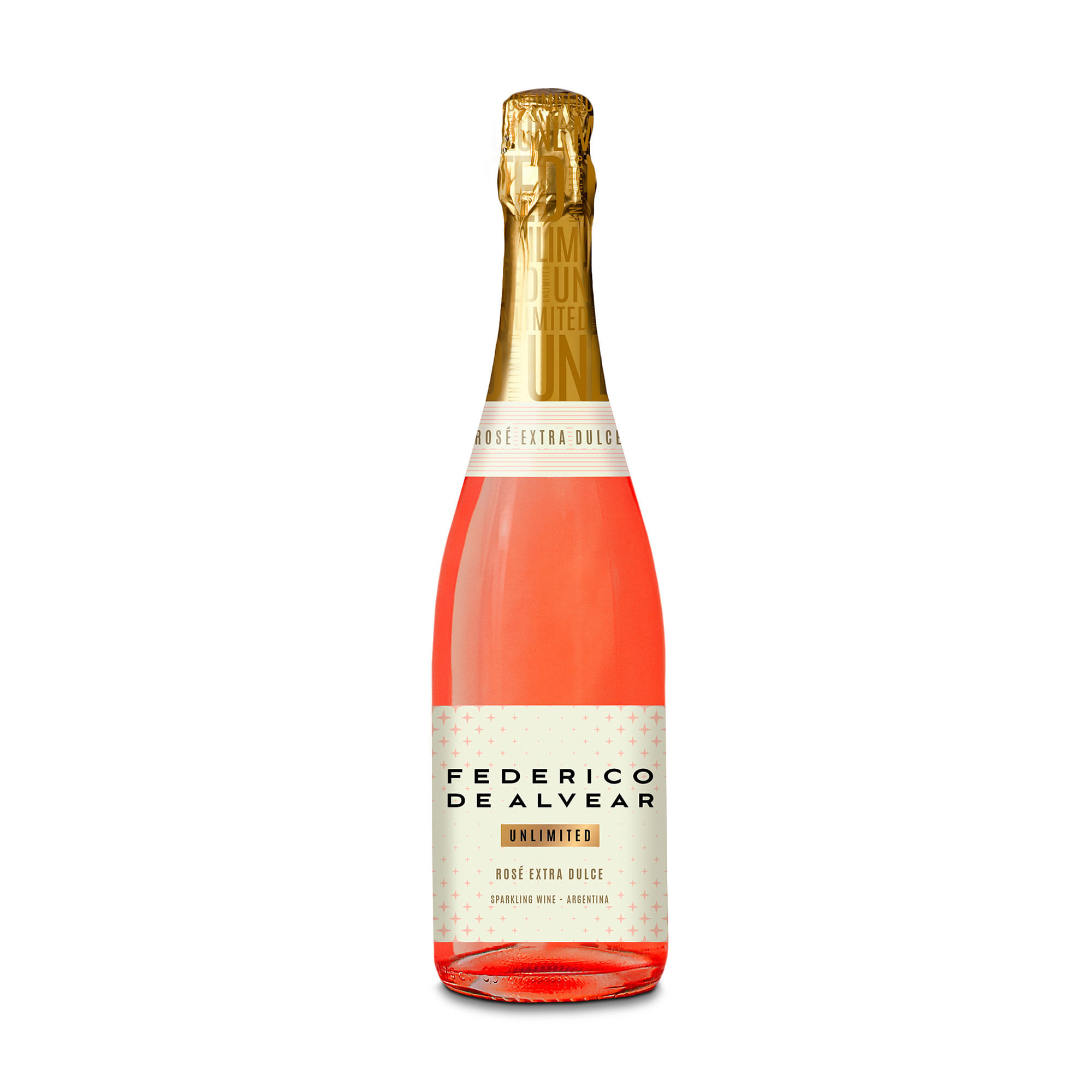 Espumante Federico de alvear extra dulce rose 750 cc.